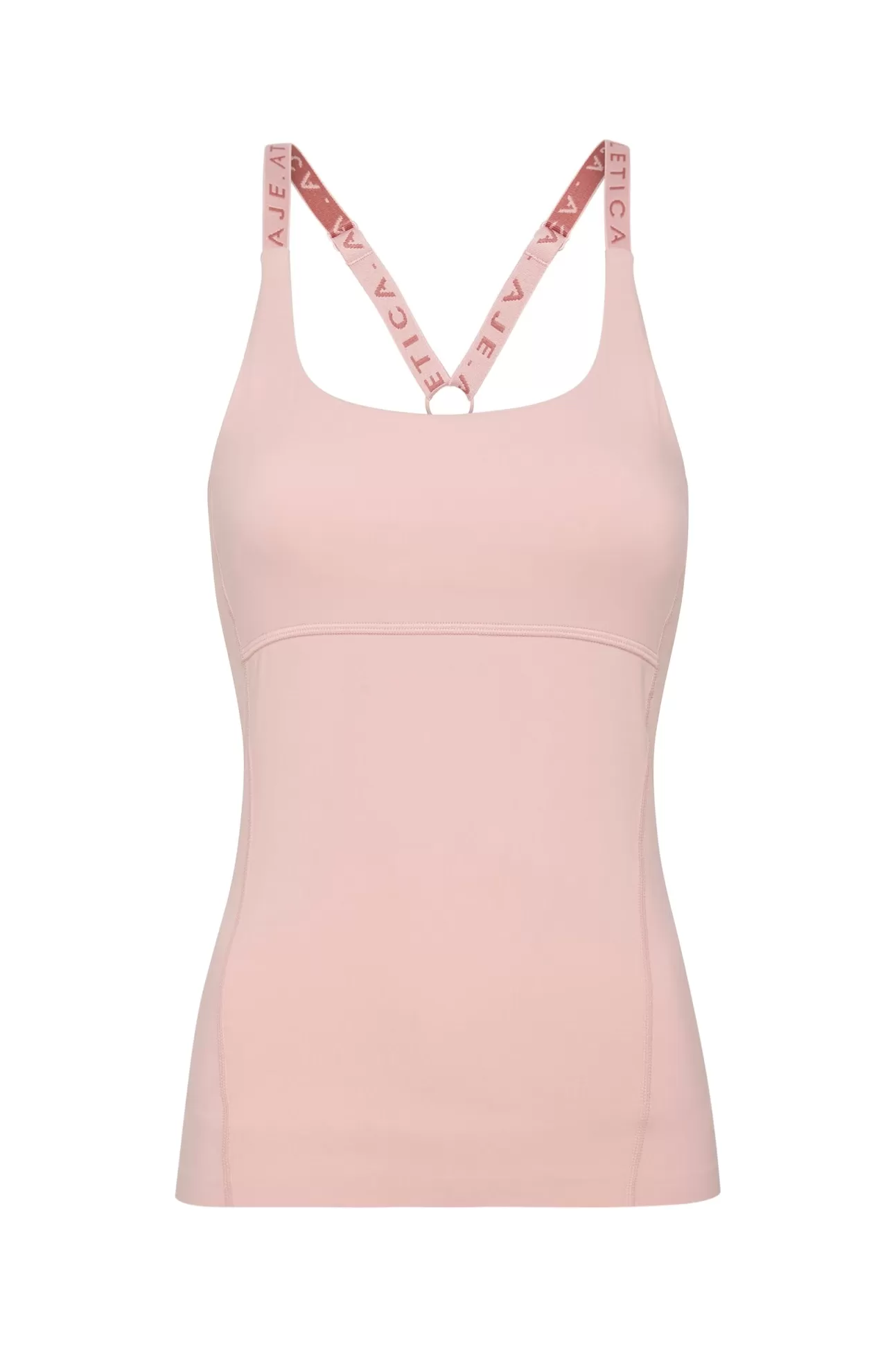 Aje ATHLETICA Adjustable Strap Racerback Tank 117 Rose Quartz Online