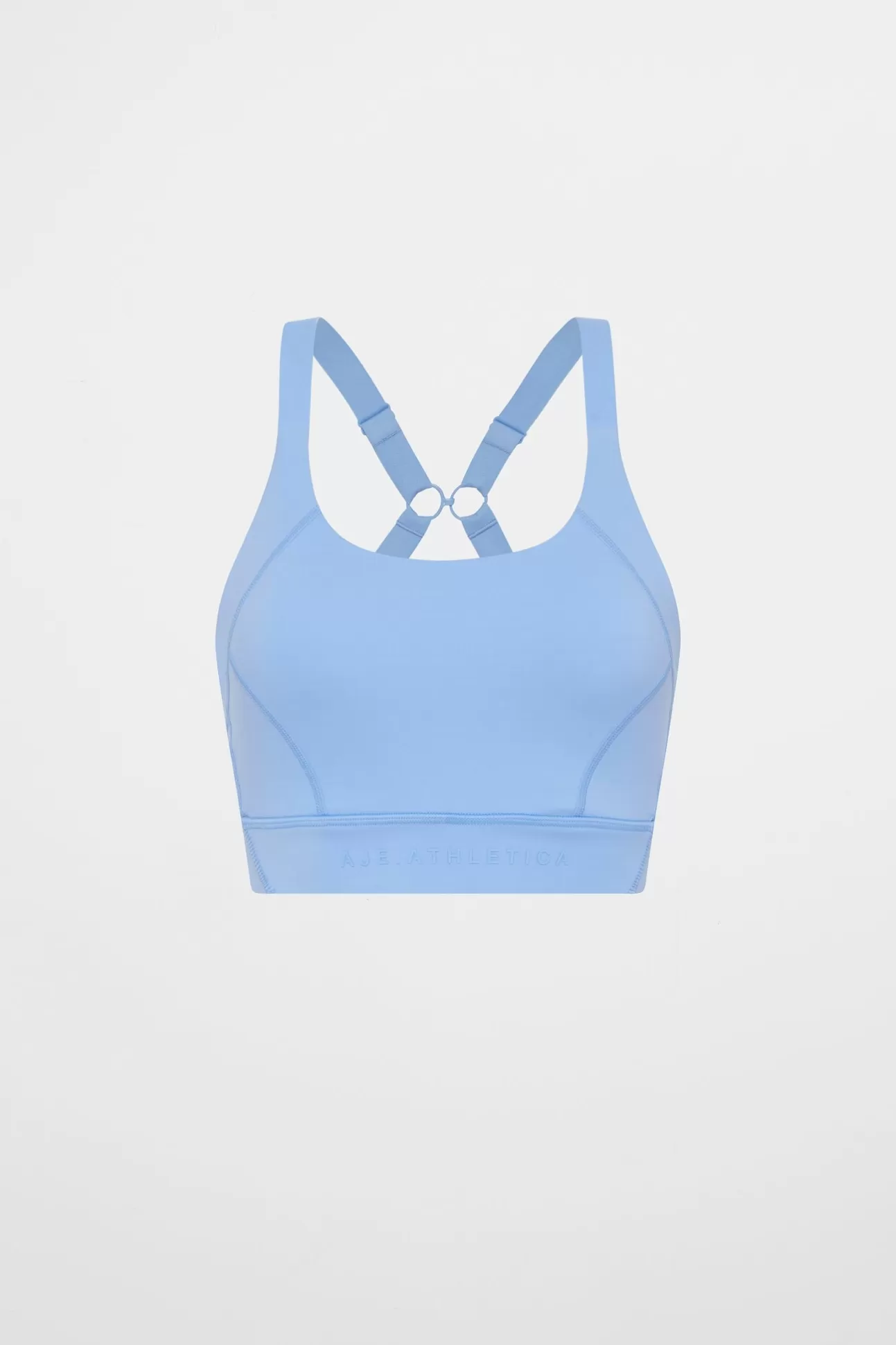 Aje ATHLETICA Adjustable Strap Sports Bra 321 Cerulean Blue New