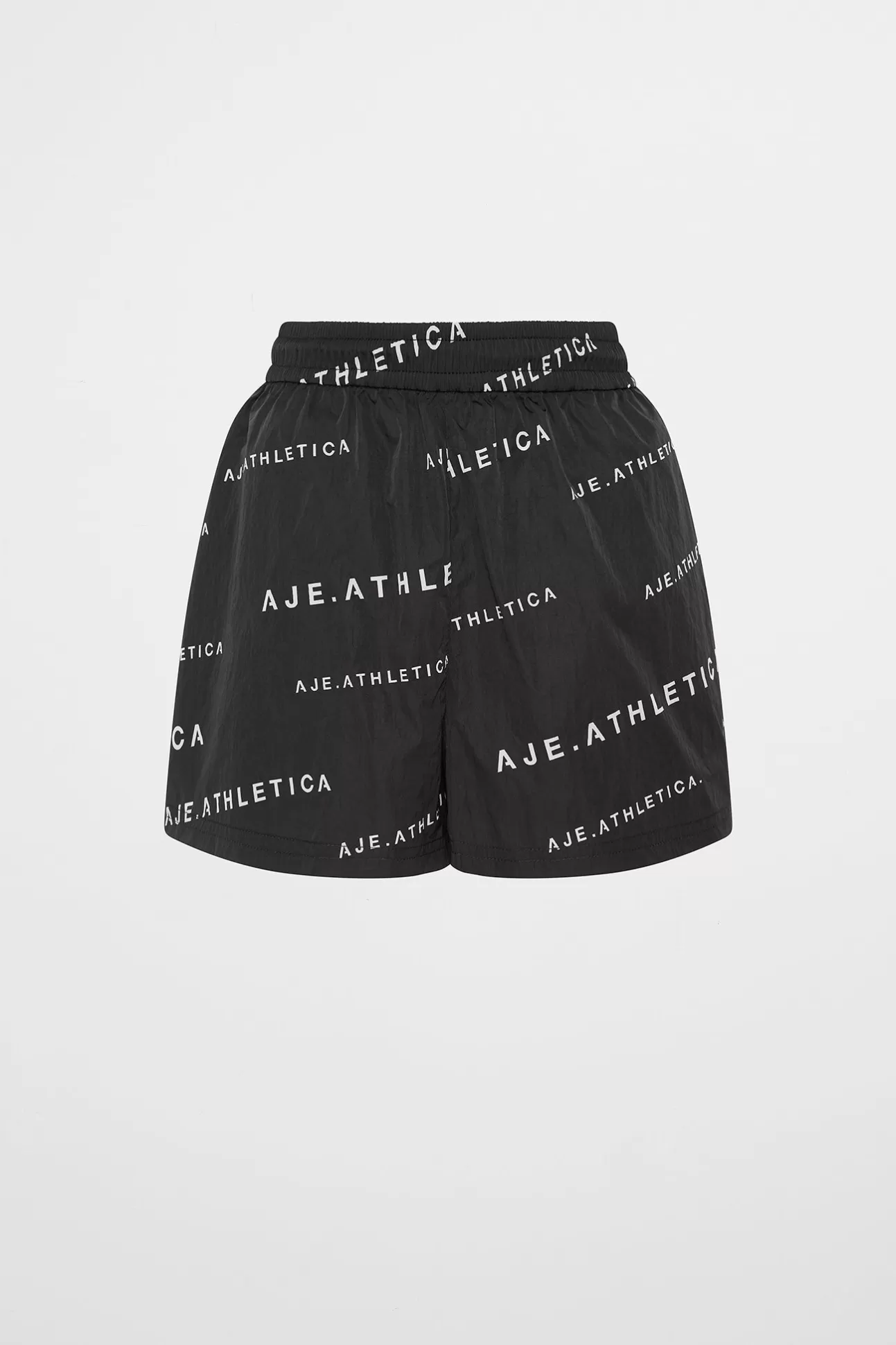 Aje ATHLETICA All Over Logo Spray Short 616 Black/White Outlet