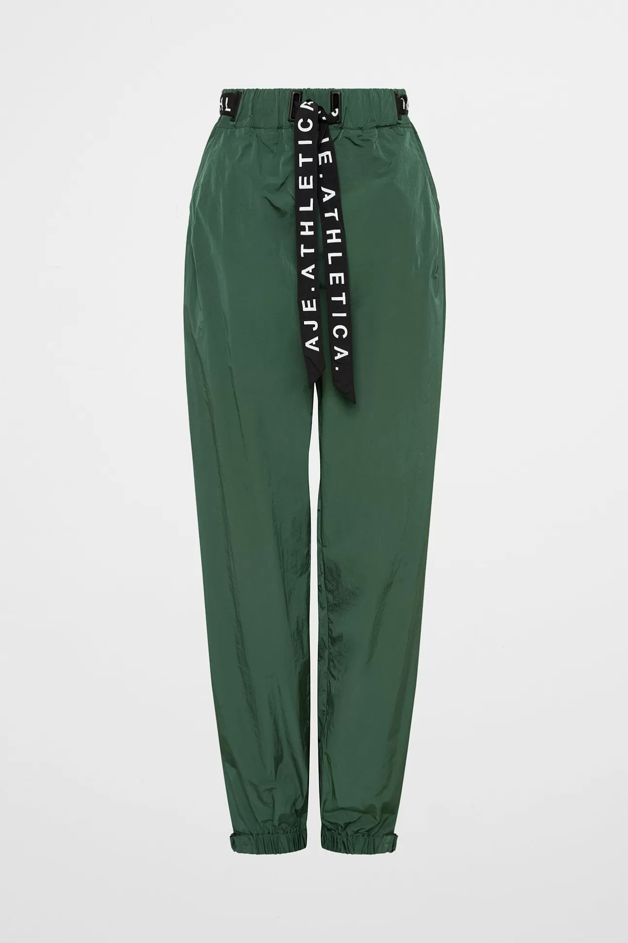 Aje ATHLETICA Belted Windbreak Pant 502 Pine Green New