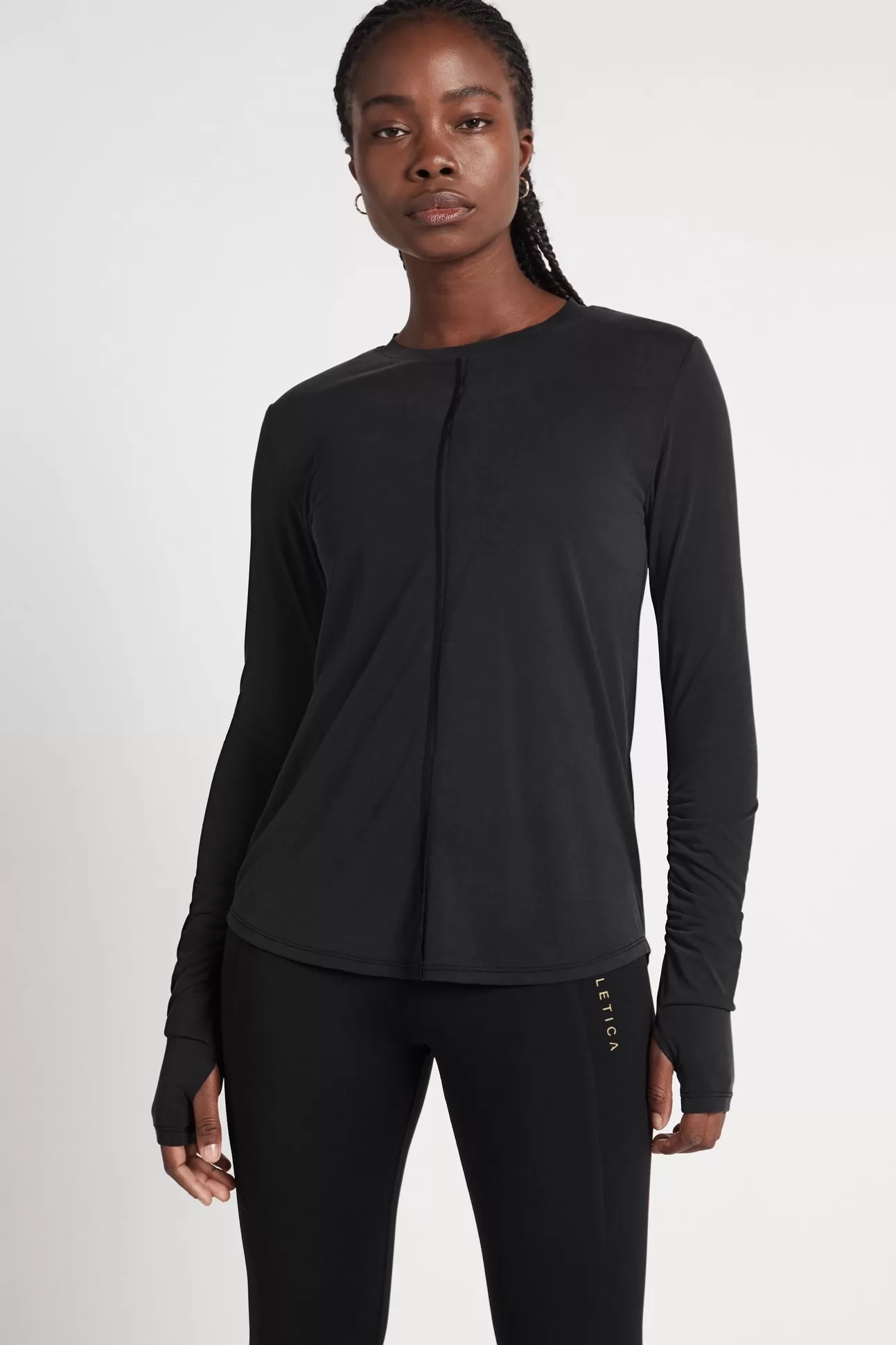 Aje ATHLETICA Body Pullover Top 119 Black New