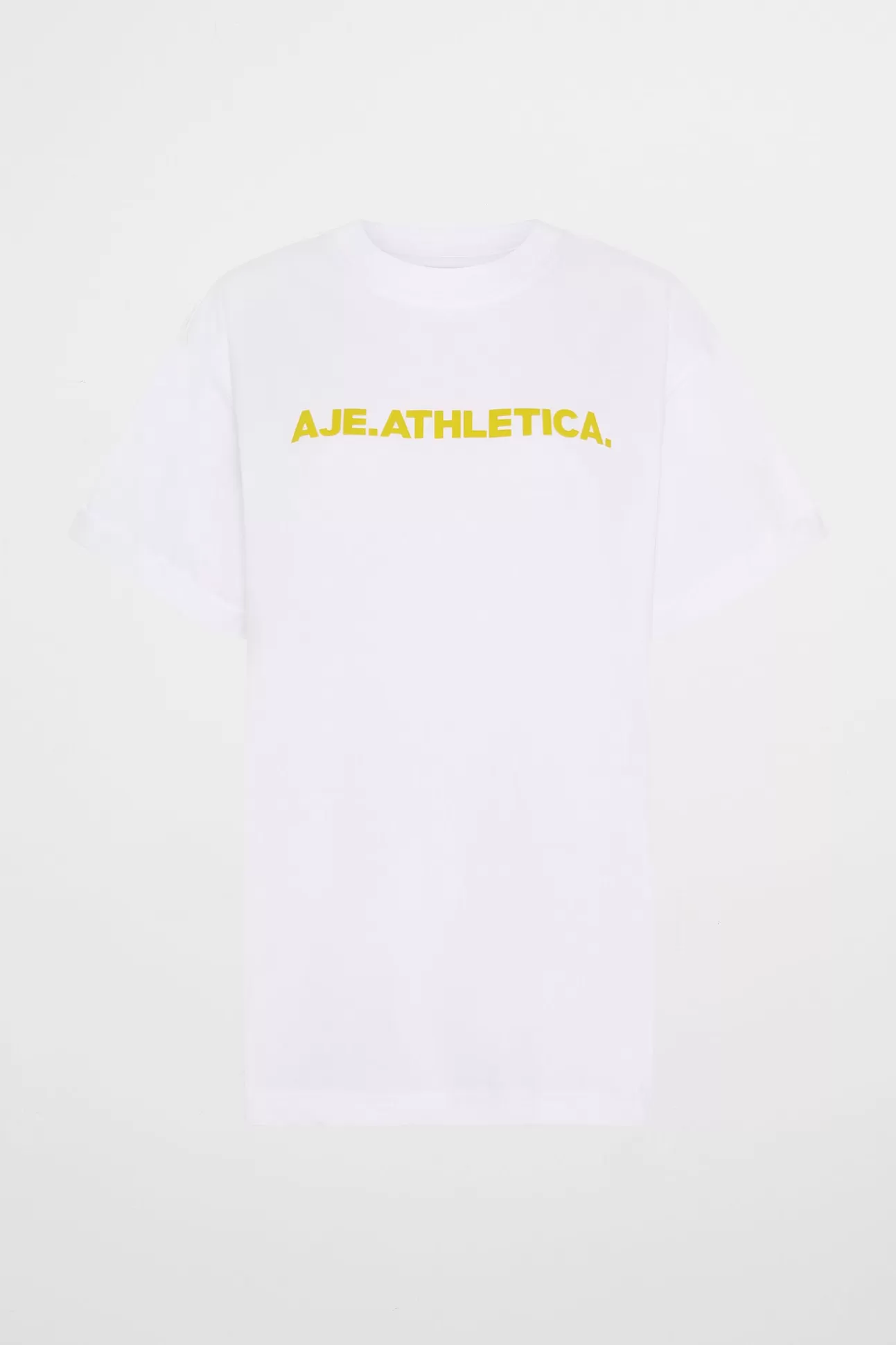 Aje ATHLETICA Bold Logo Tee 105 White/Solarblaze Store