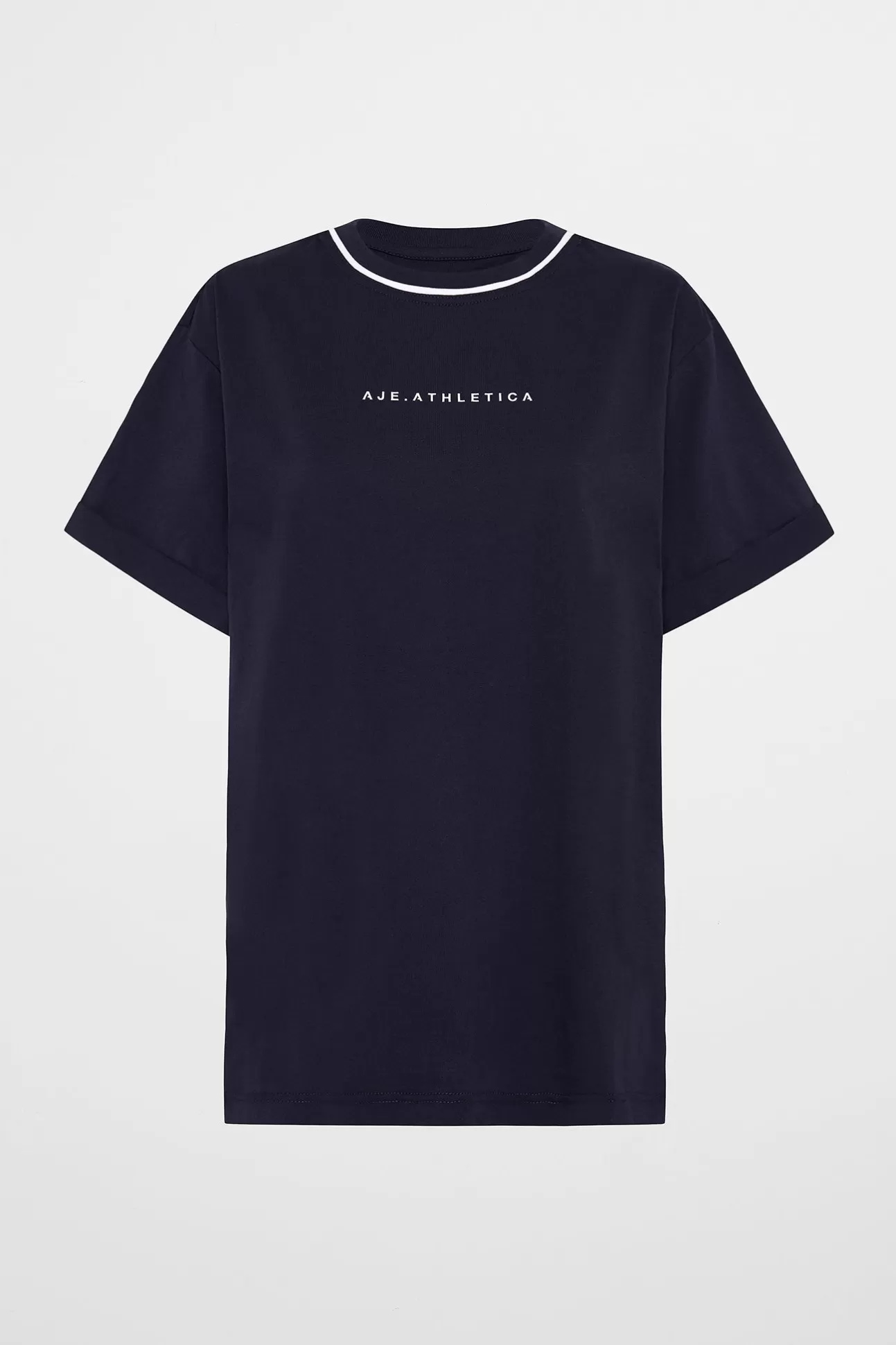 Aje ATHLETICA Bordered Classic Logo Tee 102 Galaxy Blue Flash Sale