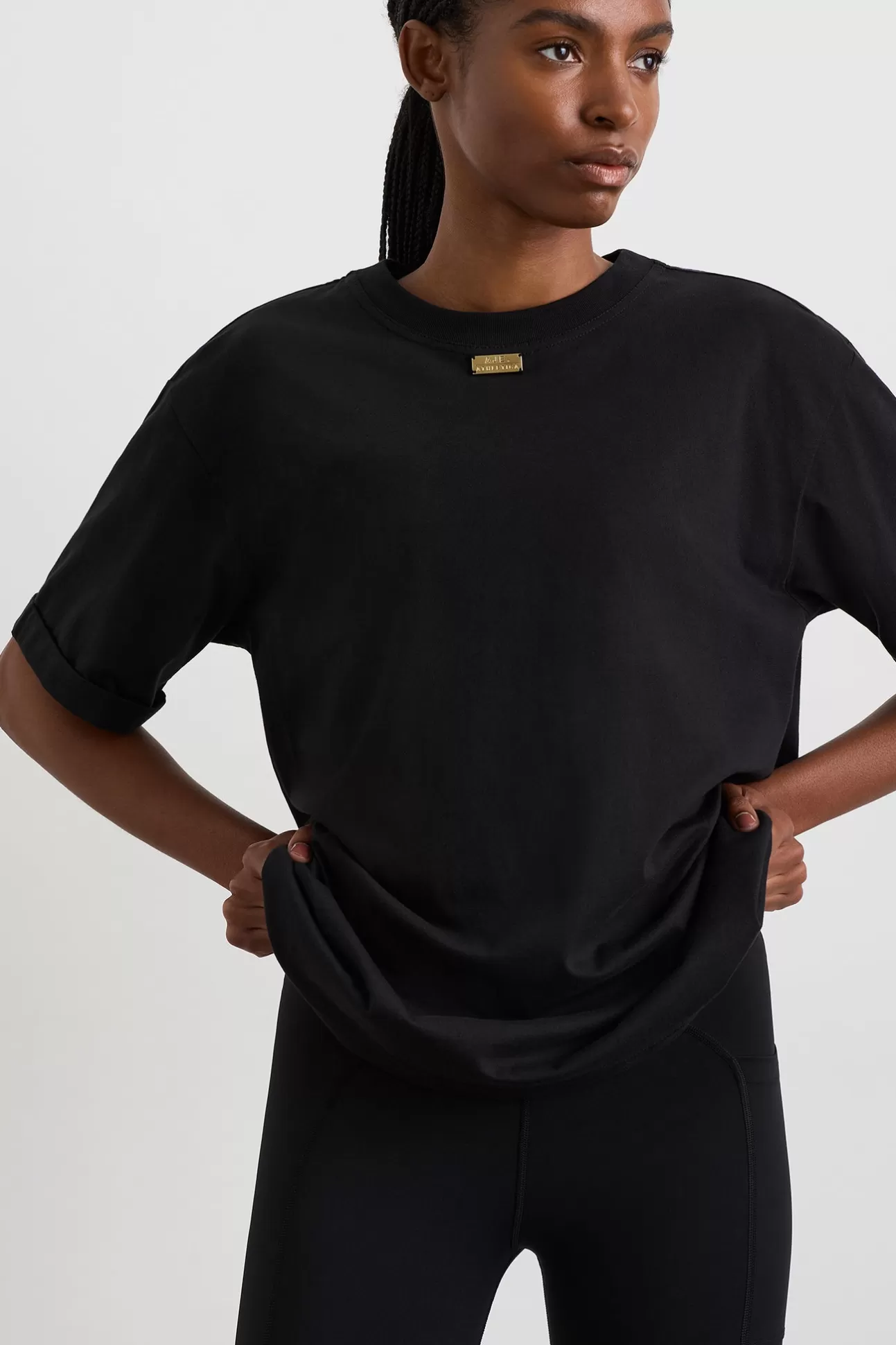 Aje ATHLETICA Boyfriend T-Shirt 120 Black Store