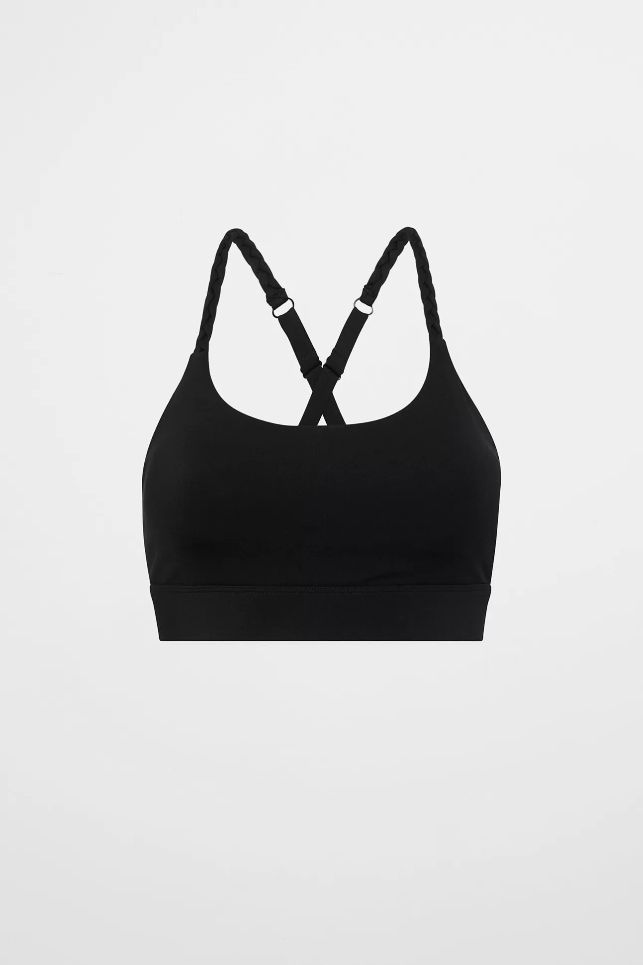 Aje ATHLETICA Braided Crossback Bra 344 Black Best Sale