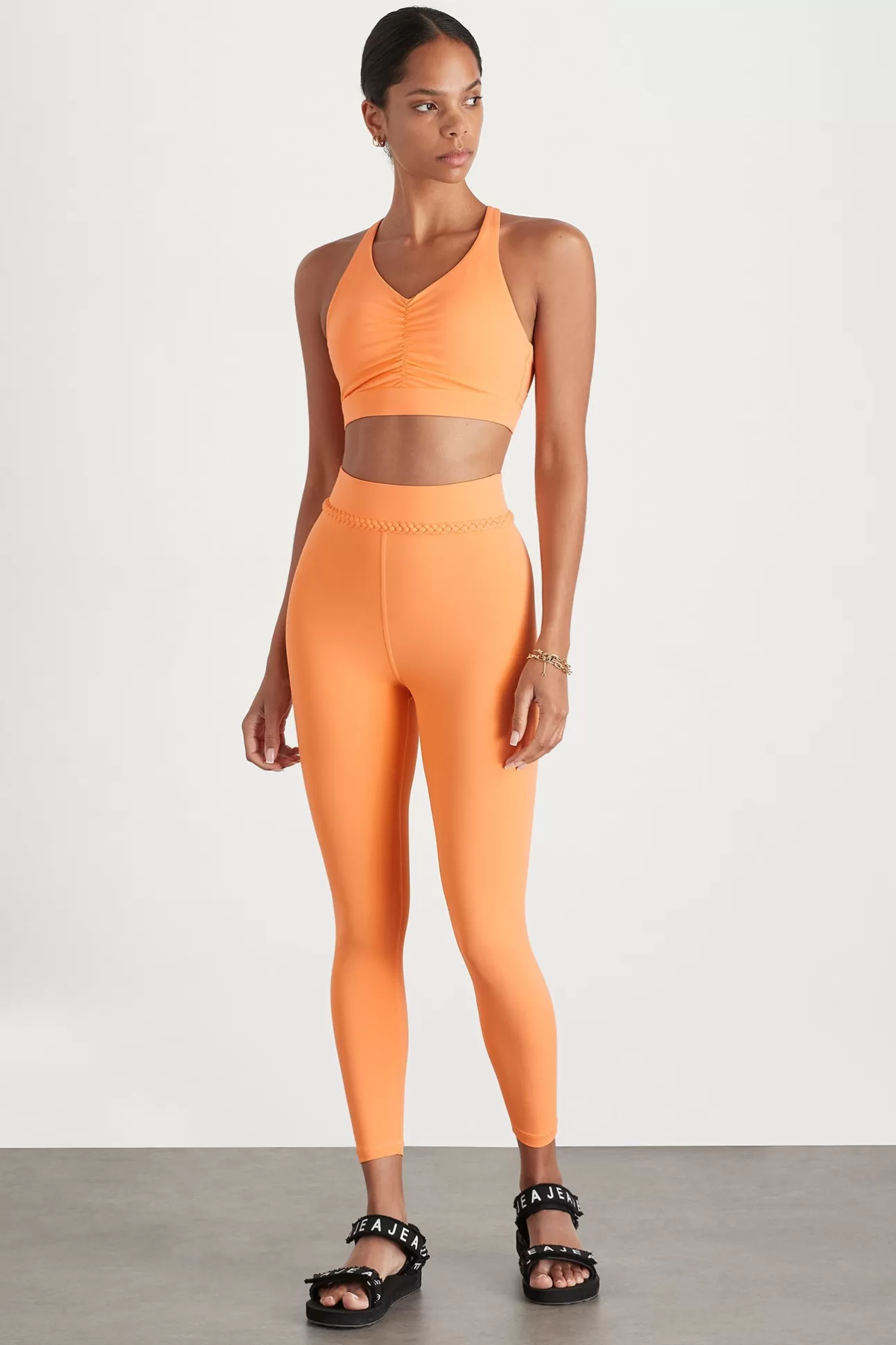 Aje ATHLETICA Braided Waist Legging 232 Soft Apricot Online