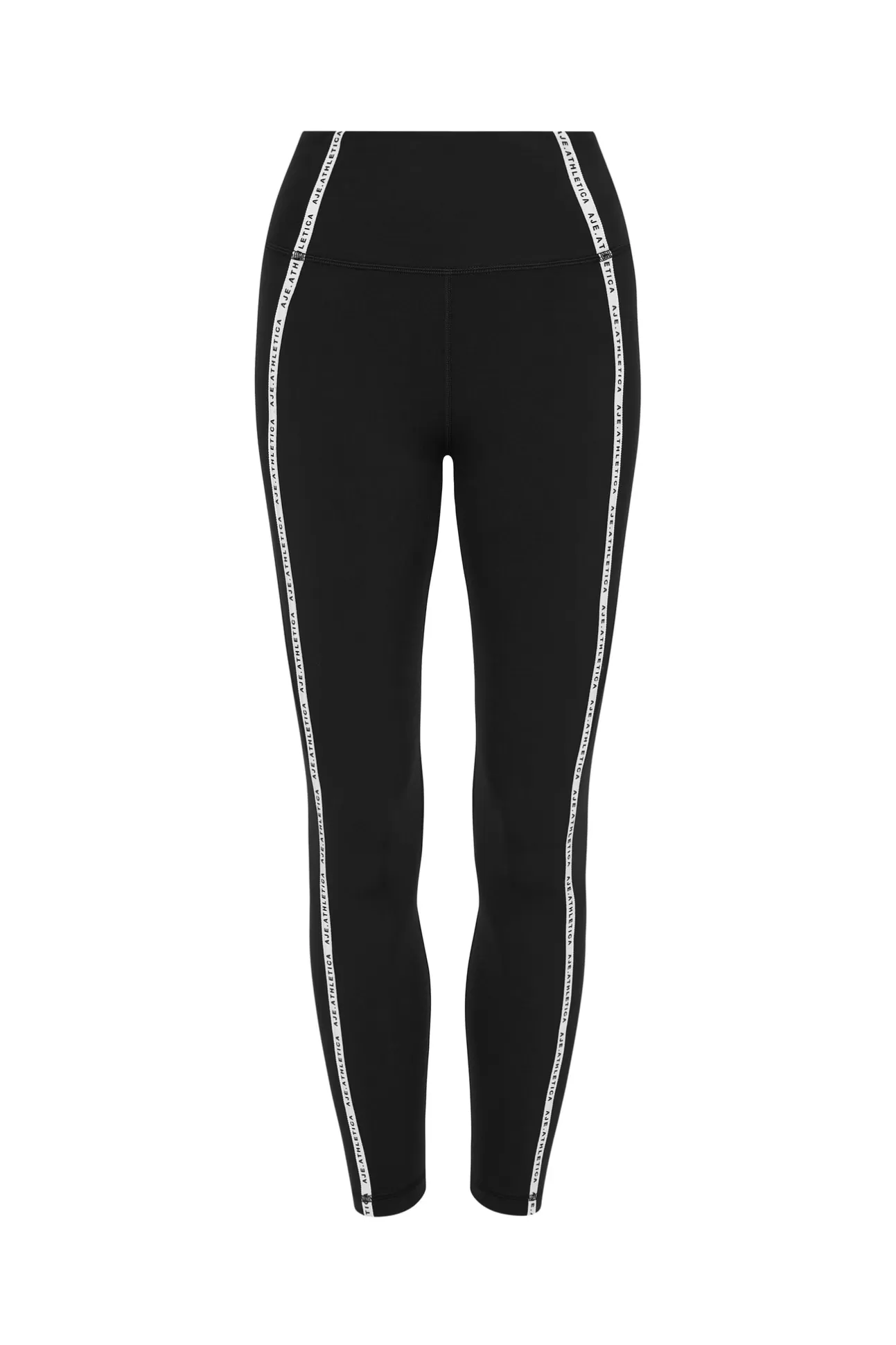 Aje ATHLETICA Contrast Logo Full Length Legging 203 Black/White Best