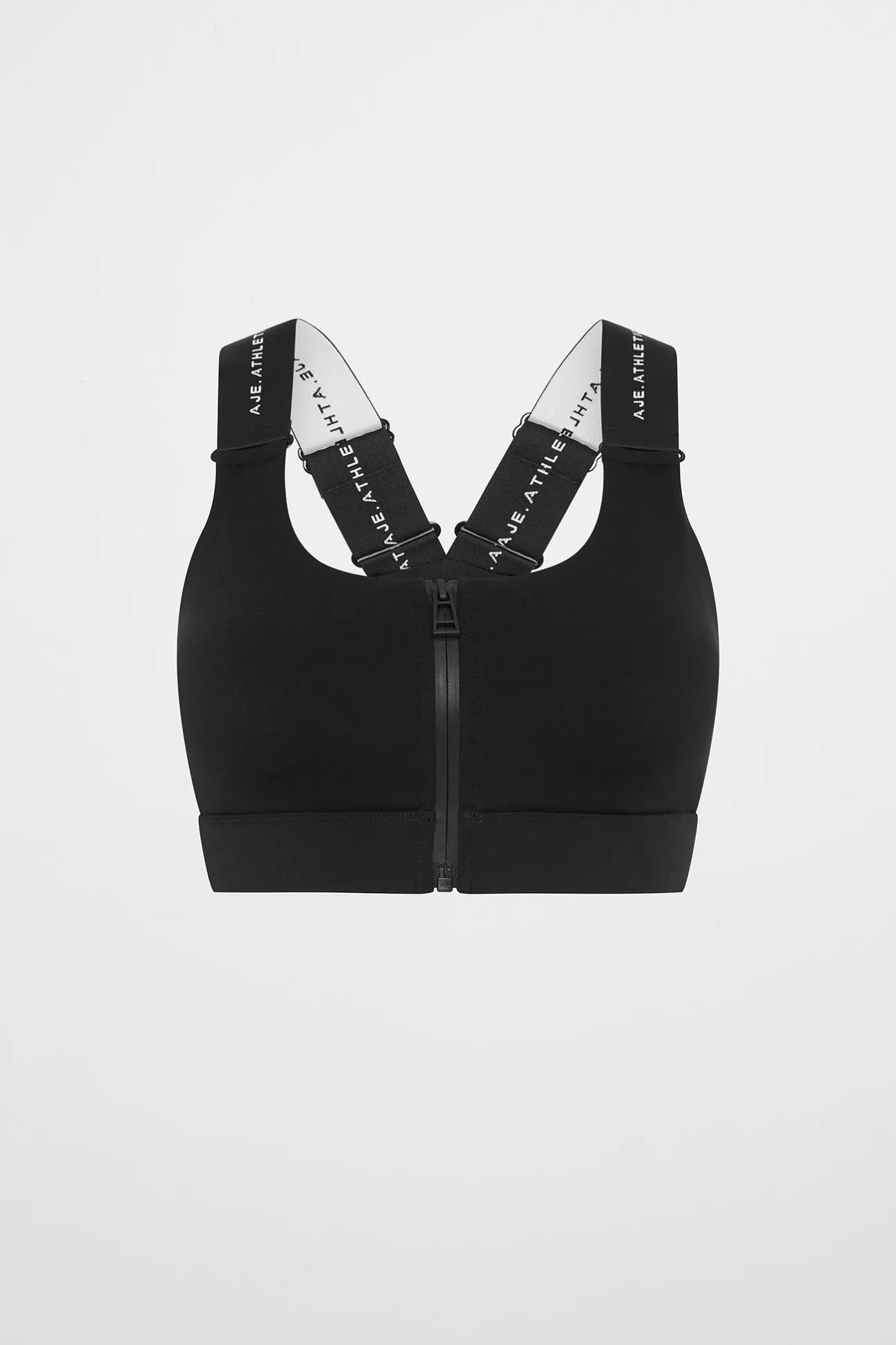 Aje ATHLETICA Contrast Zip Sports Bra 304 Black/White Online