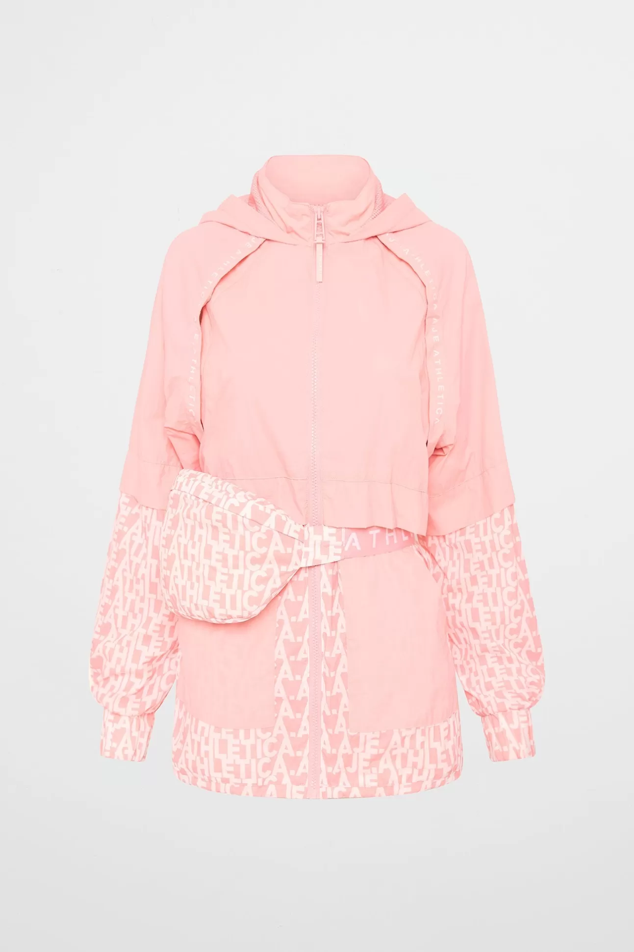 Aje ATHLETICA Convertible Spray Jacket 716 Millenial Pink Fashion