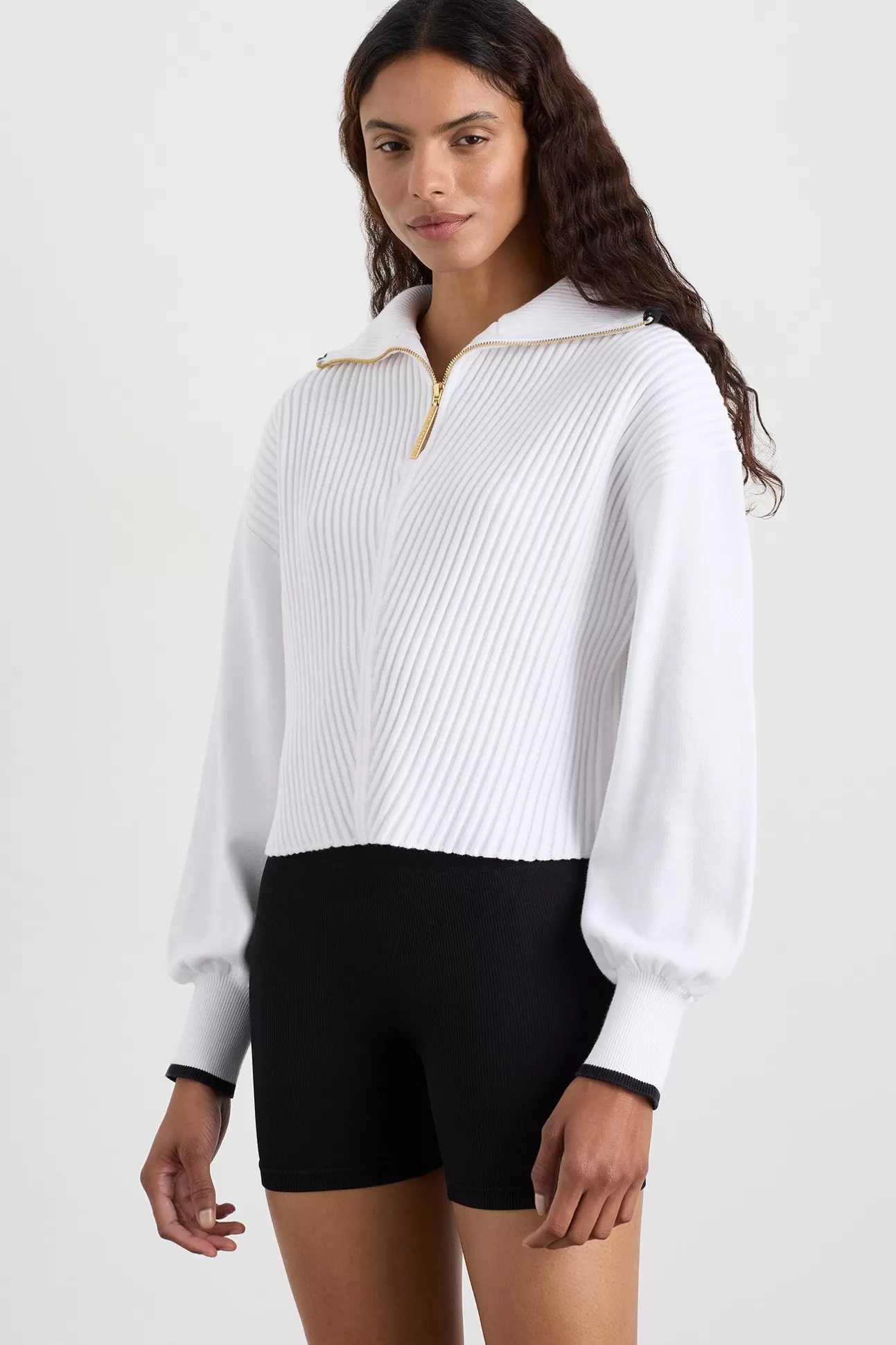 Aje ATHLETICA Cropped Ottoman Knit 414 White Online