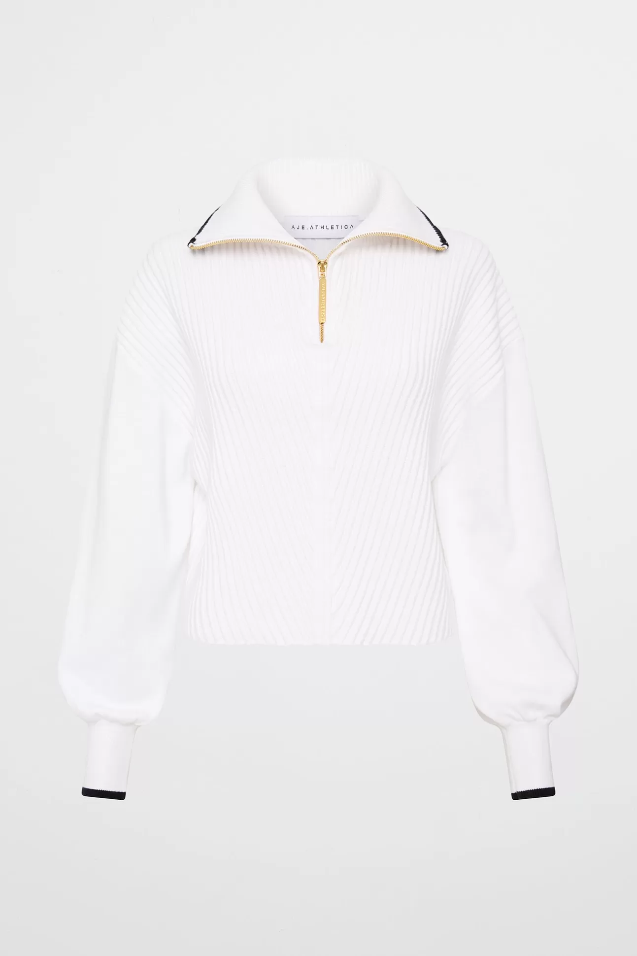 Aje ATHLETICA Cropped Ottoman Knit 414 White Online