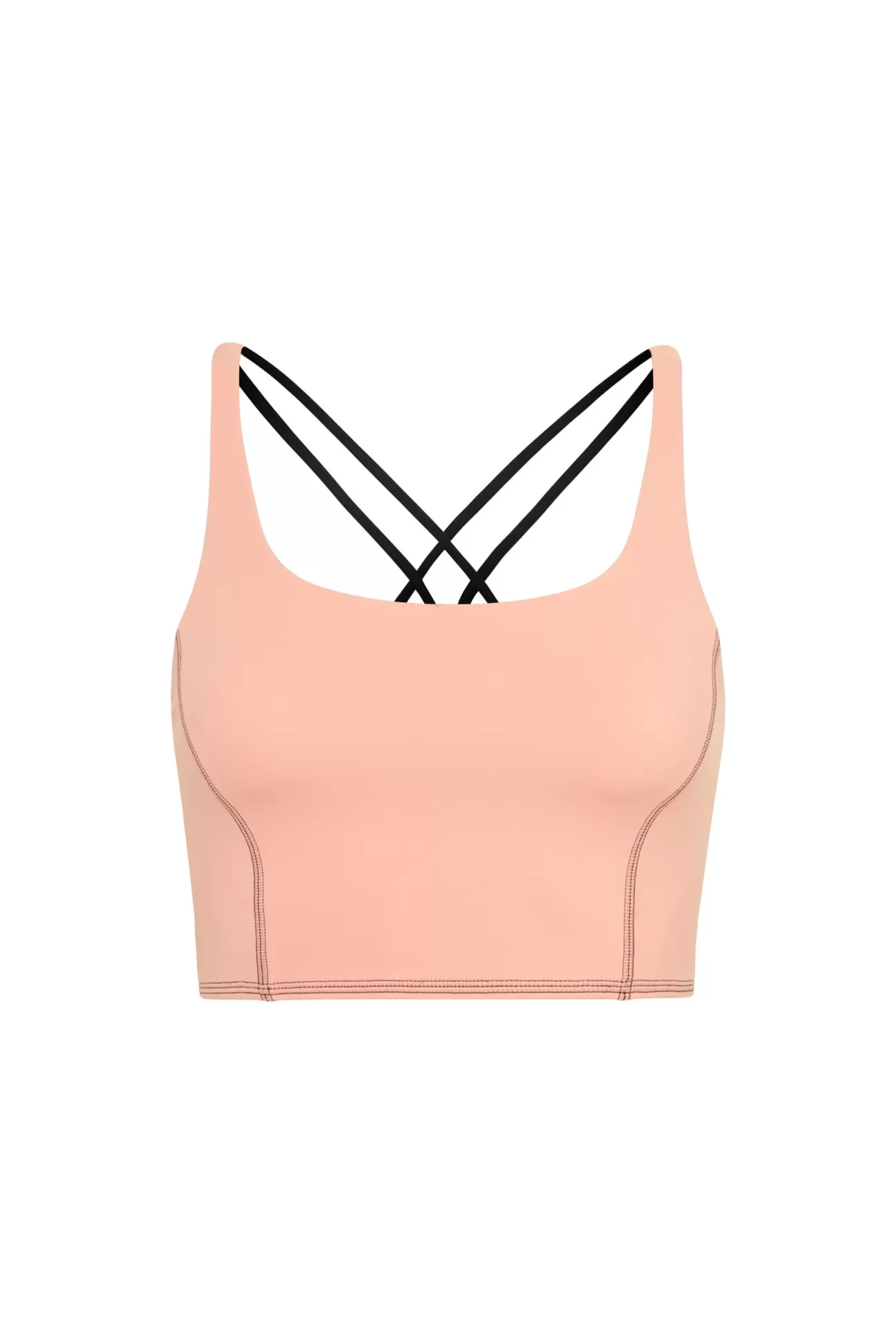 Aje ATHLETICA Cross Back Crop Top 301 Sunset Pink Outlet