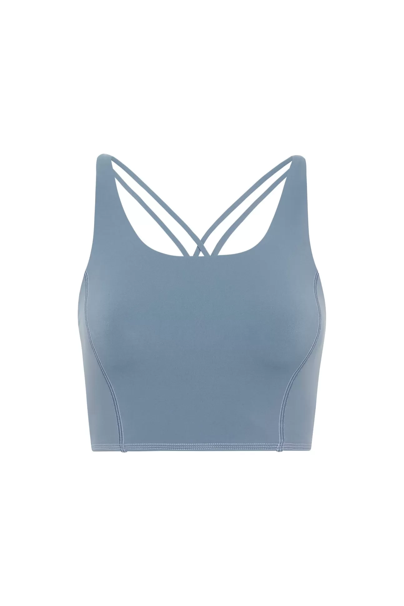 Aje ATHLETICA Cross Back Crop Top 312 Storm Blue Store