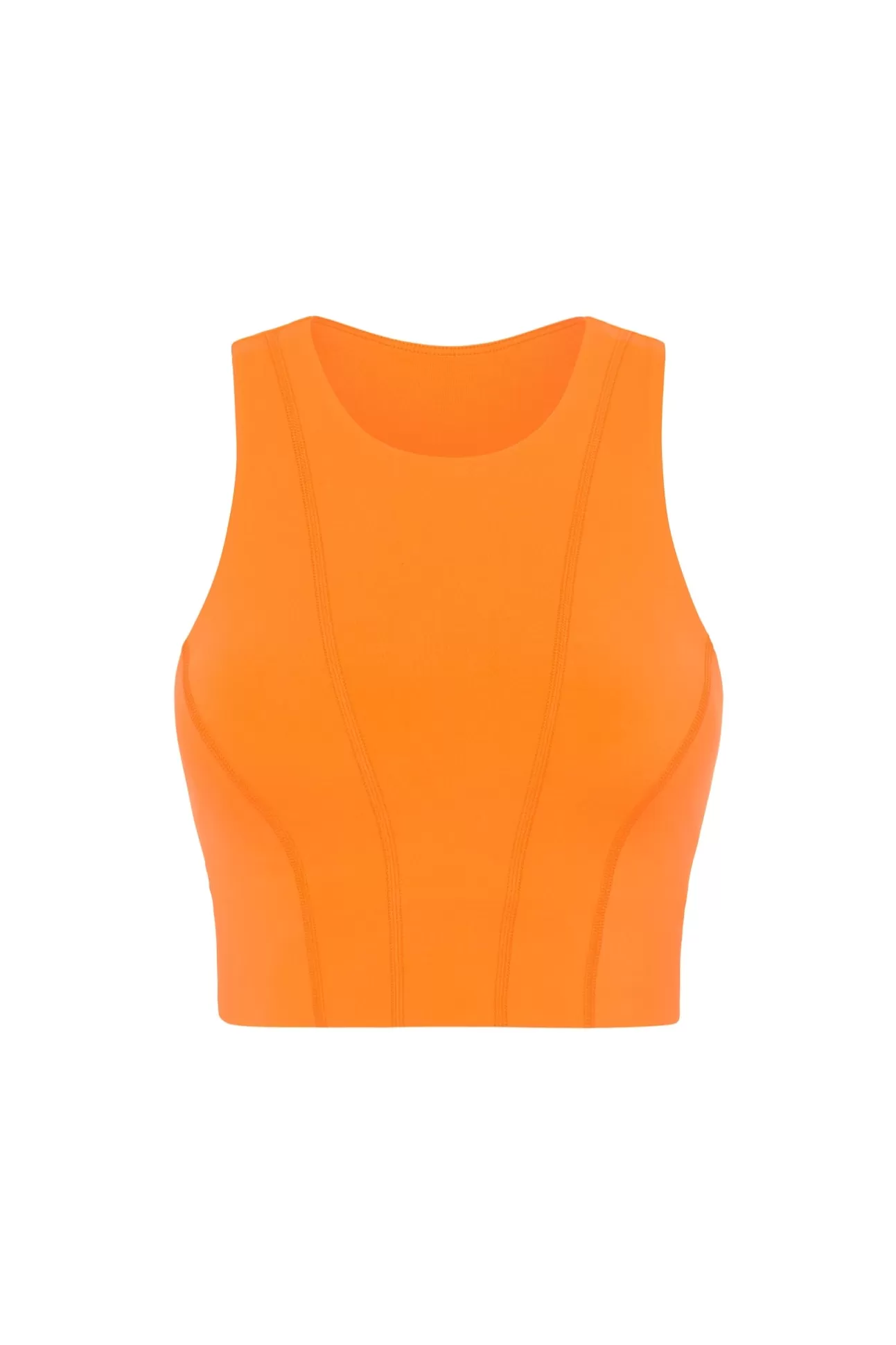 Aje ATHLETICA Cross Back Crop Top 316 Orange Best Sale