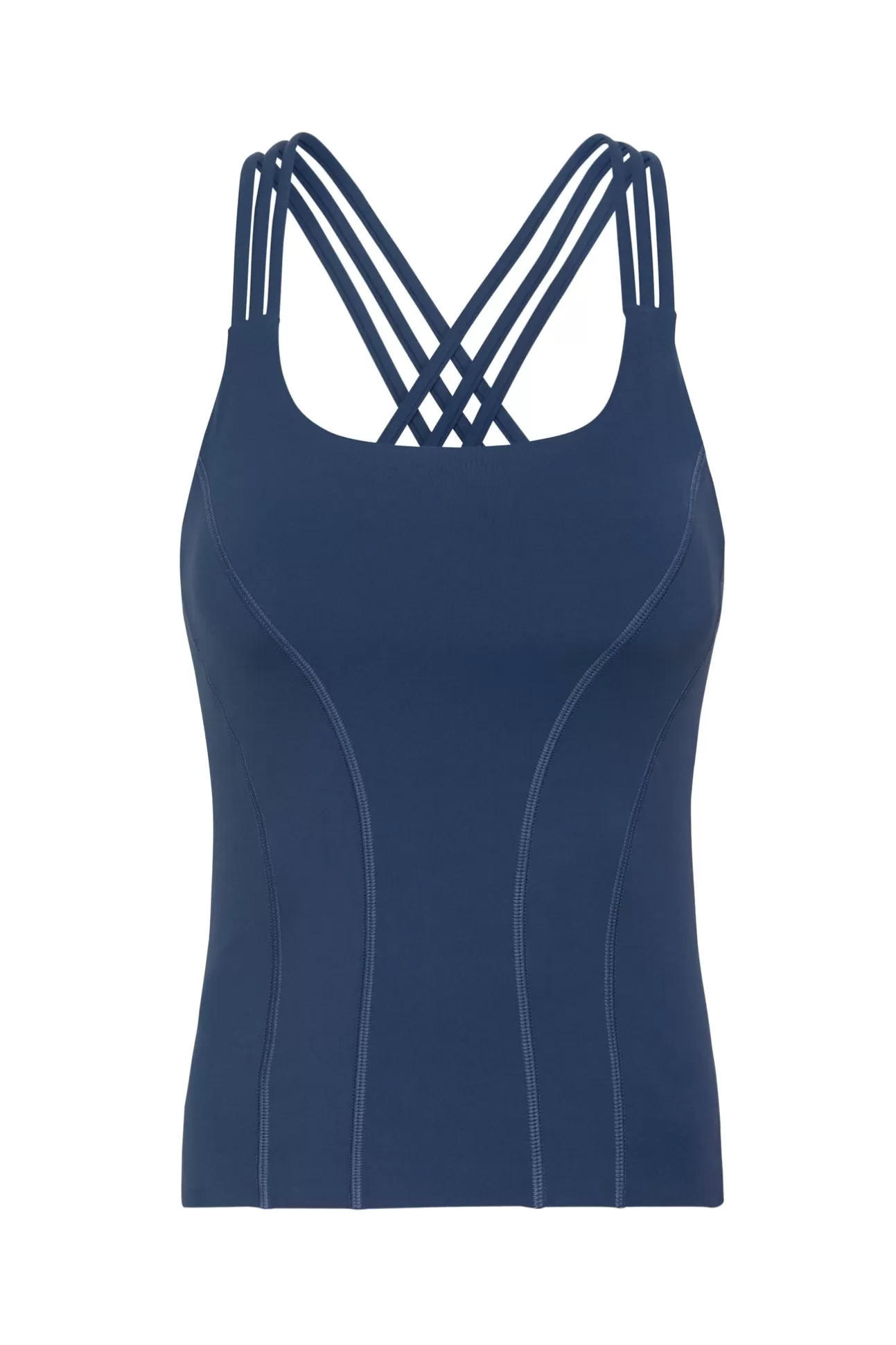 Aje ATHLETICA Cross Back Tank 123 Midnight Blue Best