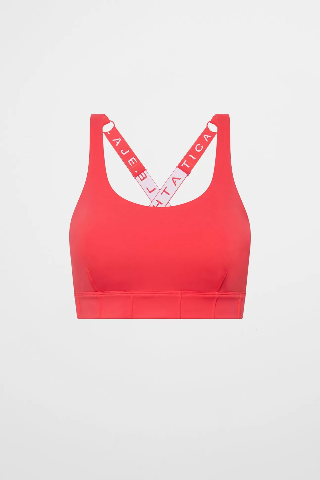 Aje ATHLETICA Crossback Sports Bra 343 Watermelon Pink Cheap