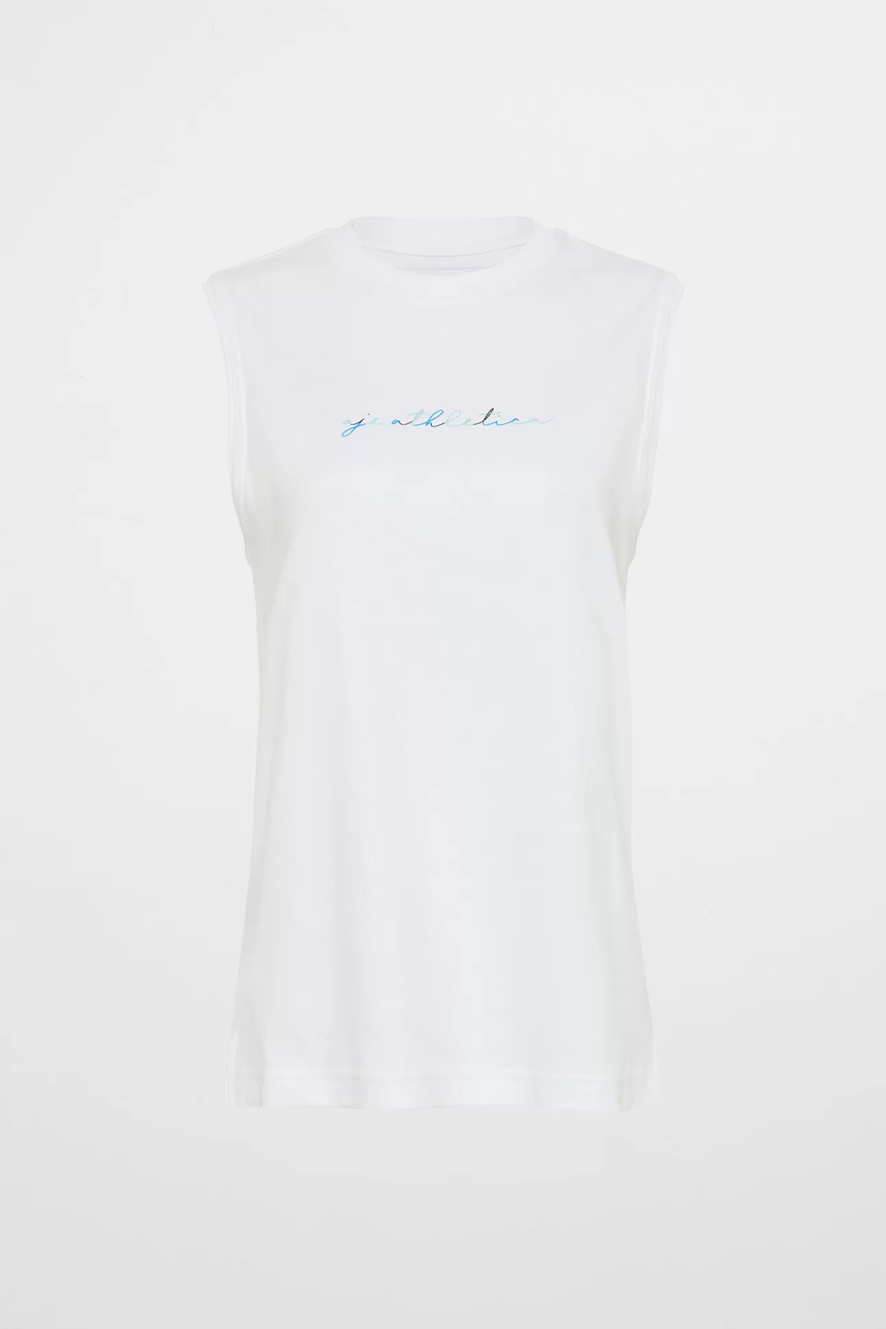 Aje ATHLETICA Cursive Logo Tank 101 White/Multi Discount