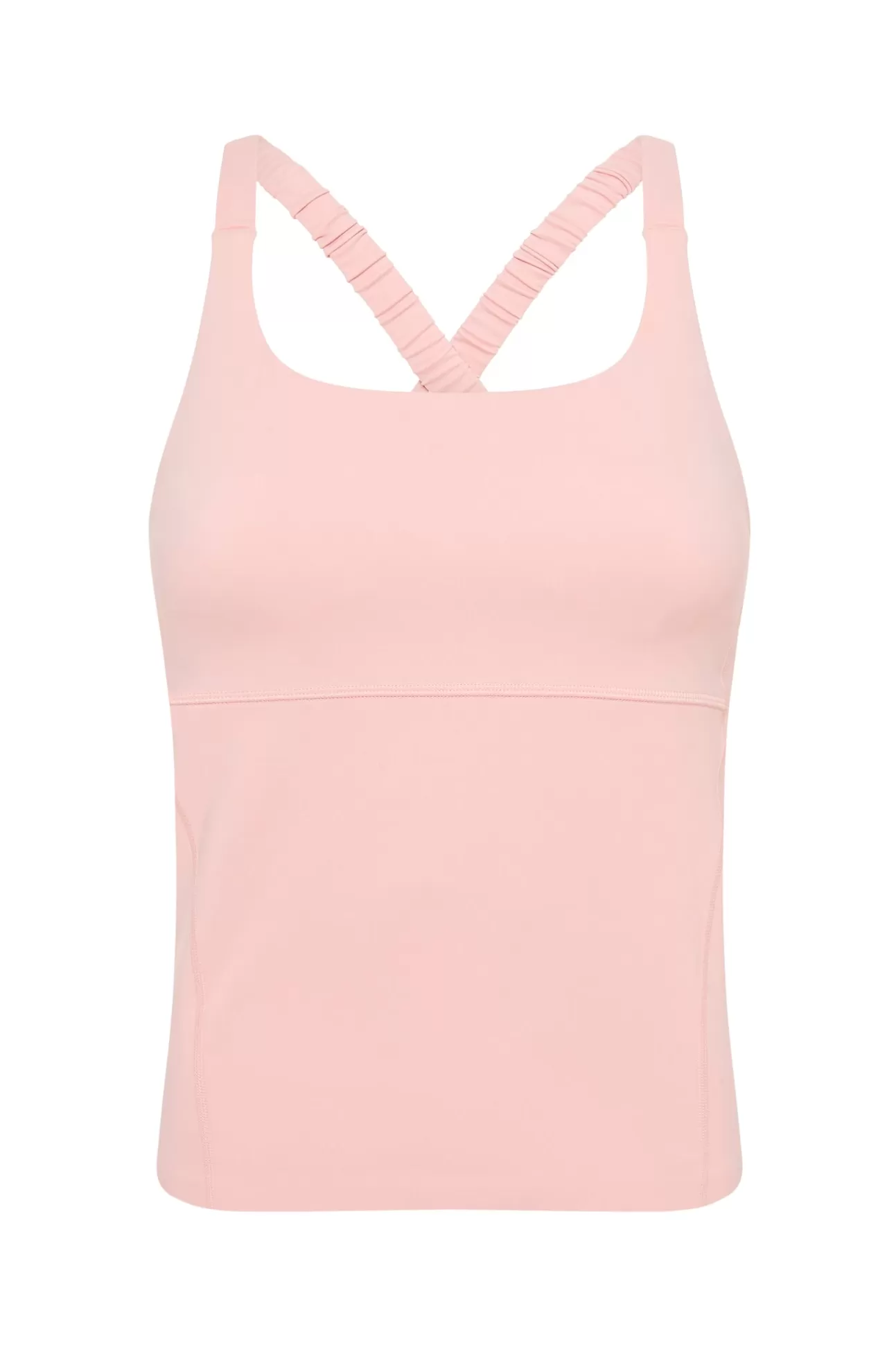 Aje ATHLETICA Cut Out Cross Back Tank Top 125 Rose Quartz/Rose Pink Flash Sale