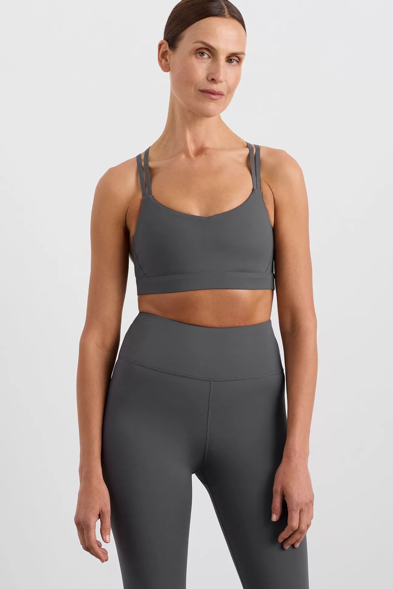 Aje ATHLETICA Double Strap Peached Bra 323 Slate Surge Sale