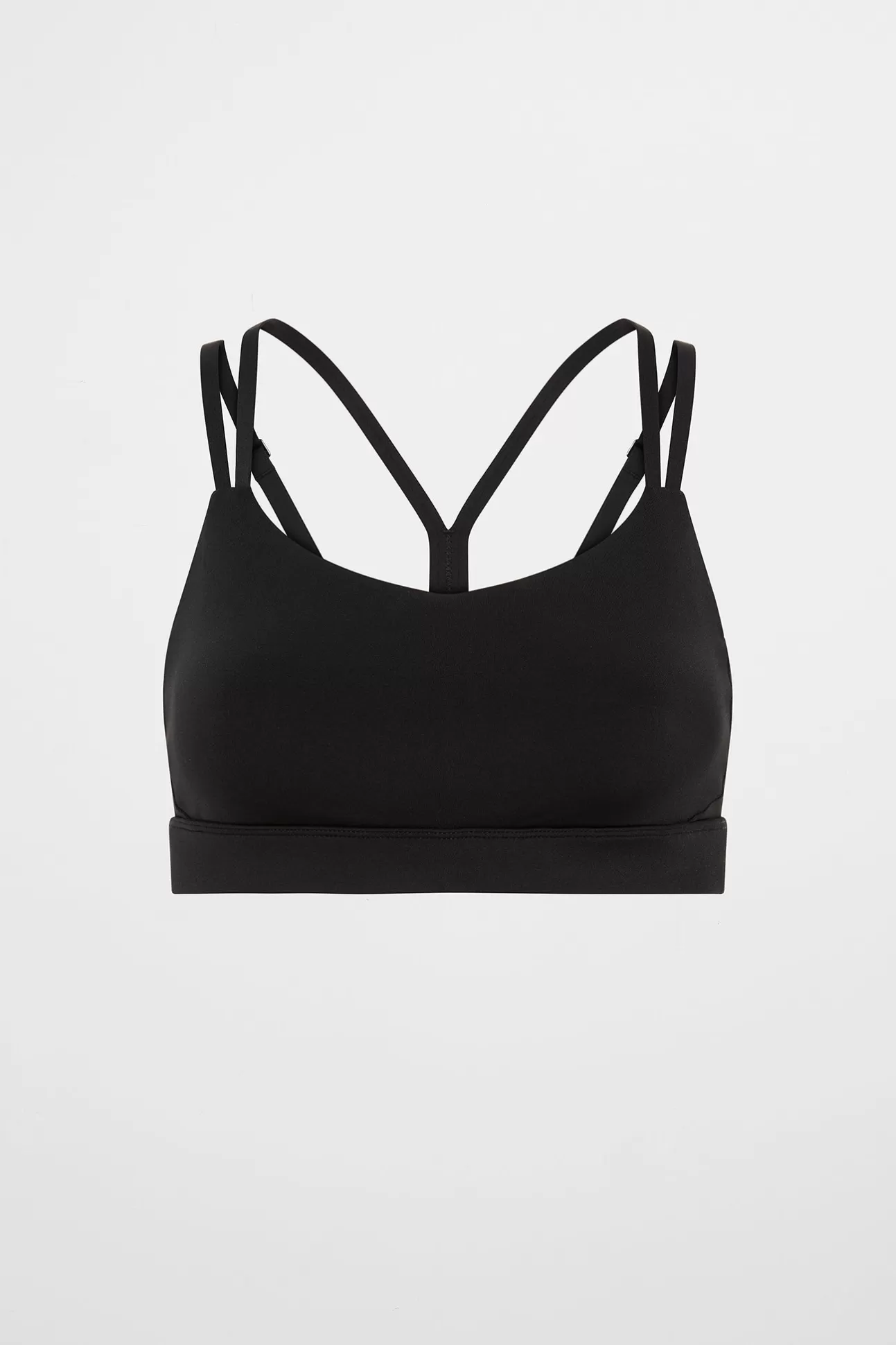 Aje ATHLETICA Double Strap Sports Bra 323 Black Cheap