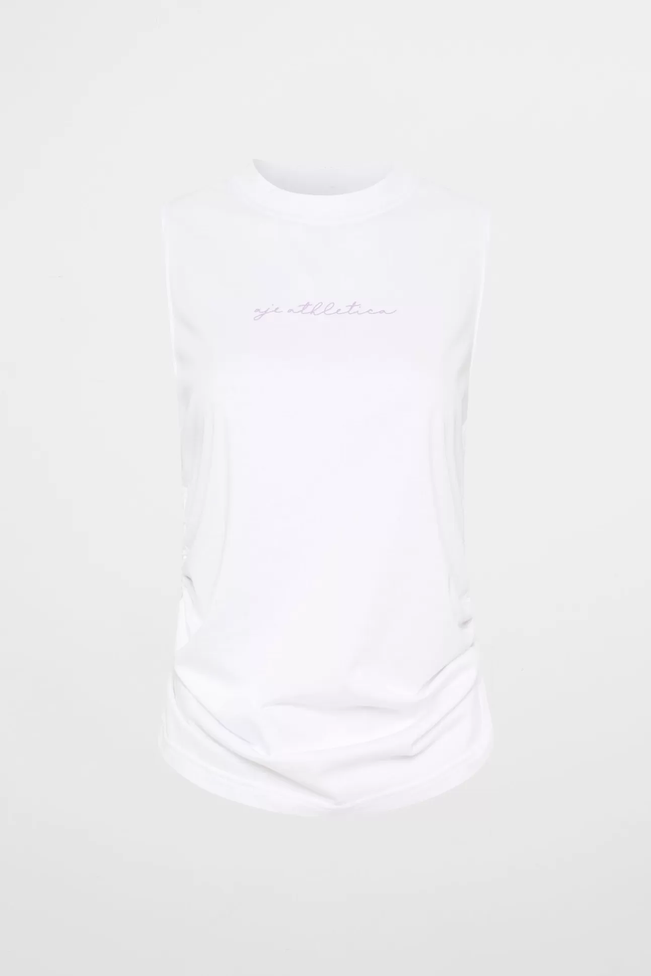 Aje ATHLETICA Drawcord Tank 131 White/Lavender New