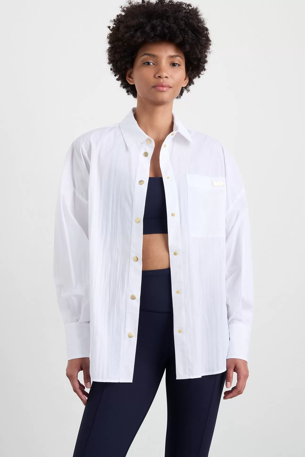 Aje ATHLETICA Elastic Spray Windbreaker 430 White Cheap