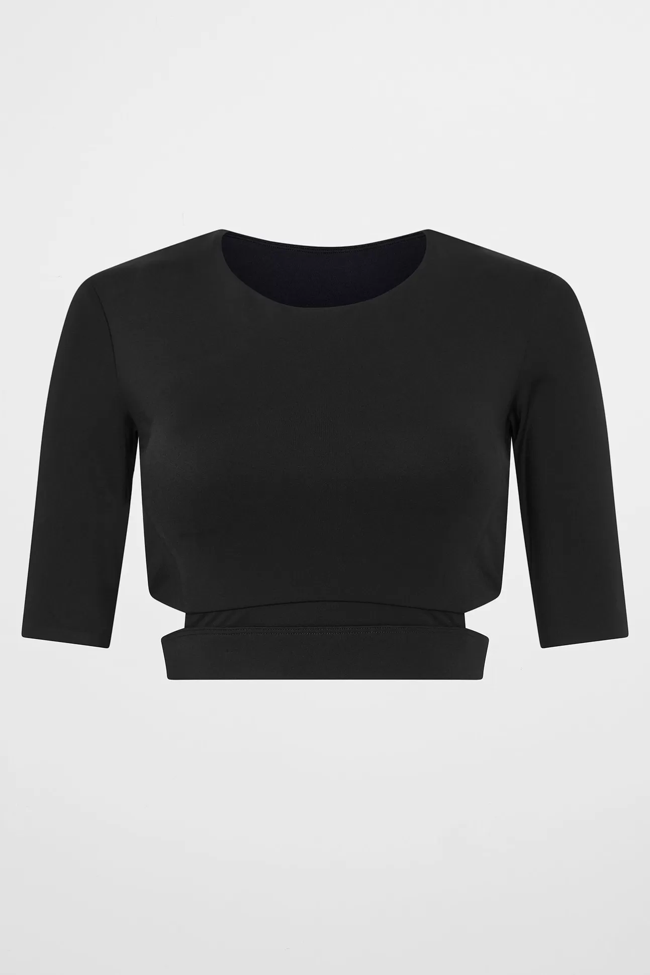 Aje ATHLETICA Elasticated Cut Out Tee 195 Black Hot