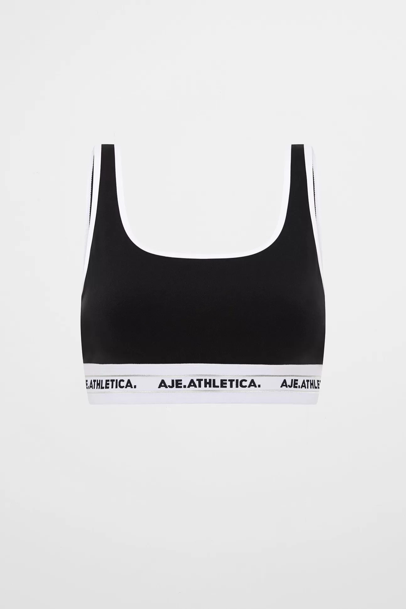 Aje ATHLETICA Elasticated Sports Bra 337 Black Fashion