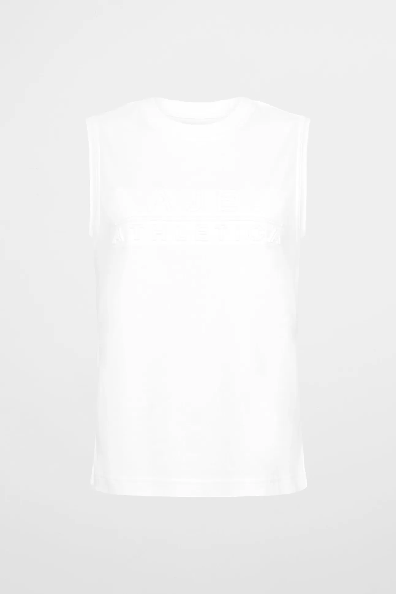 Aje ATHLETICA Embossed Classic Logo Tank 101 White Fashion