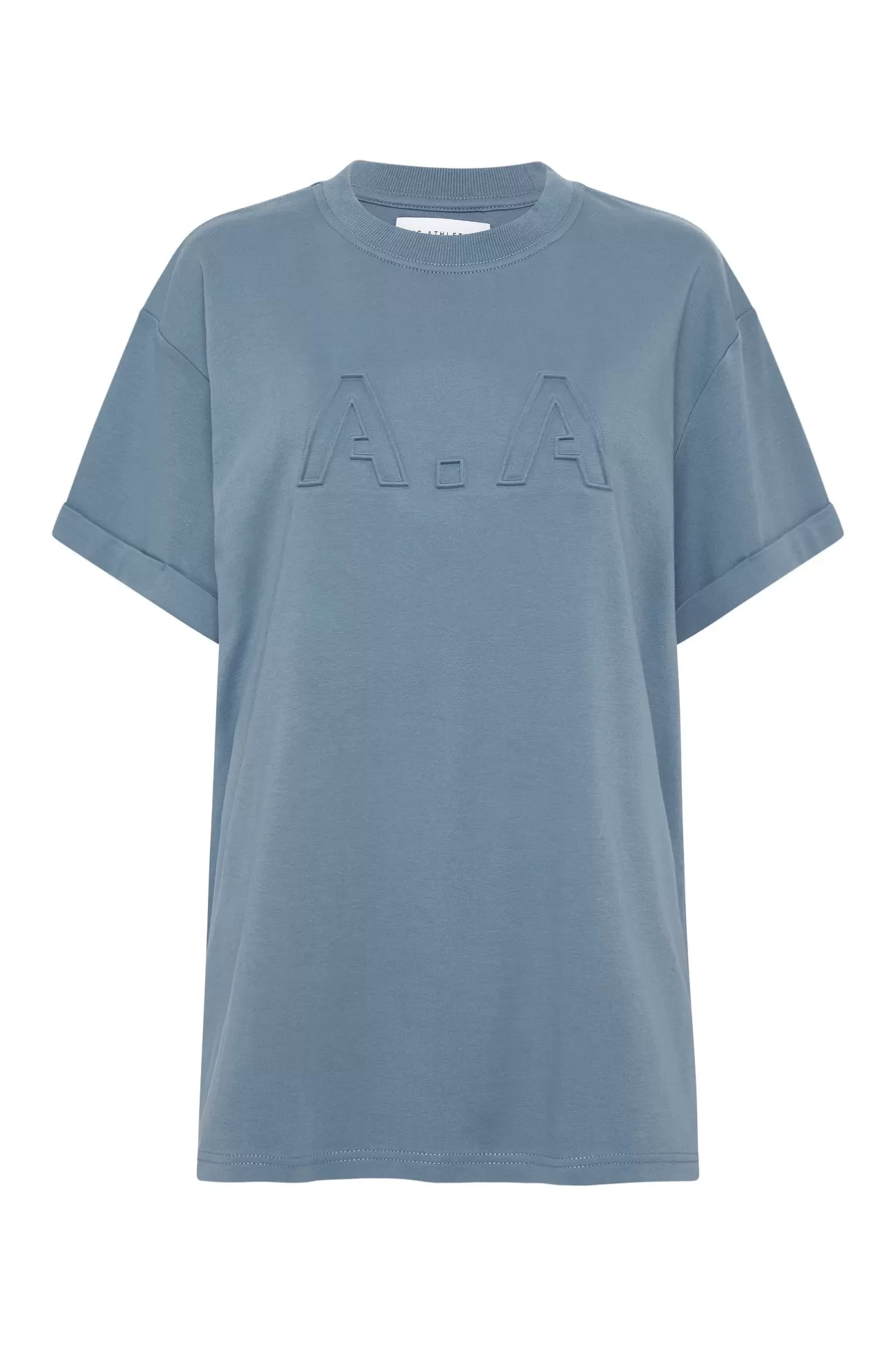 Aje ATHLETICA Embossed Classic Logo T-Shirt 103 Storm Blue Cheap