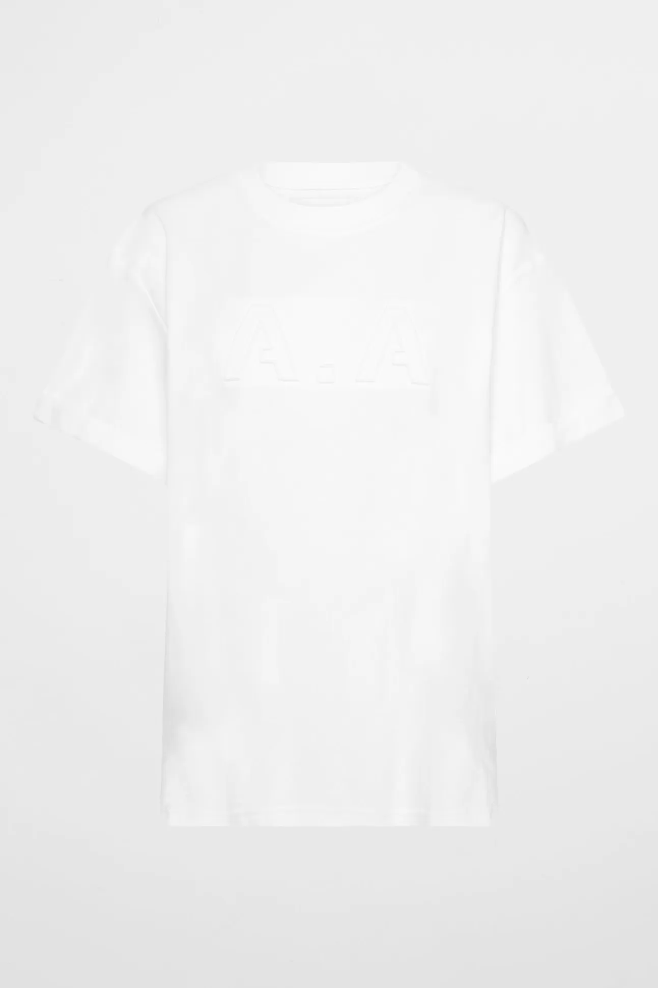 Aje ATHLETICA Embossed Classic Logo T-Shirt 103 White Flash Sale