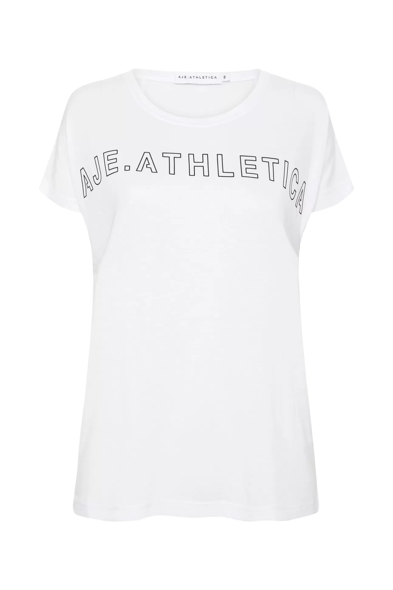 Aje ATHLETICA Embossed Signature Logo Training T-Shirt 110 White/Black Online