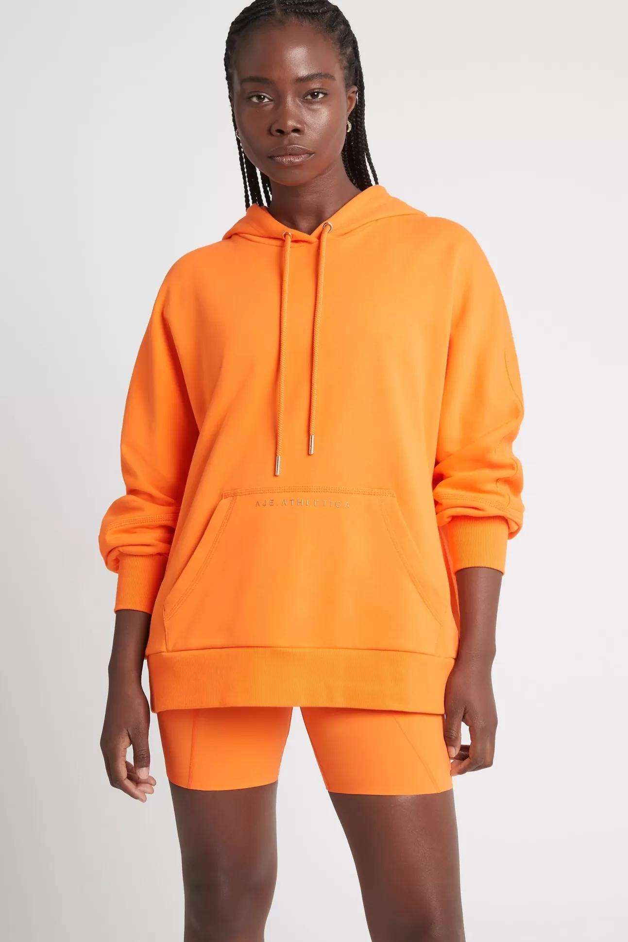 Aje ATHLETICA Essential Hoodie 411 Orange/Gold Hot