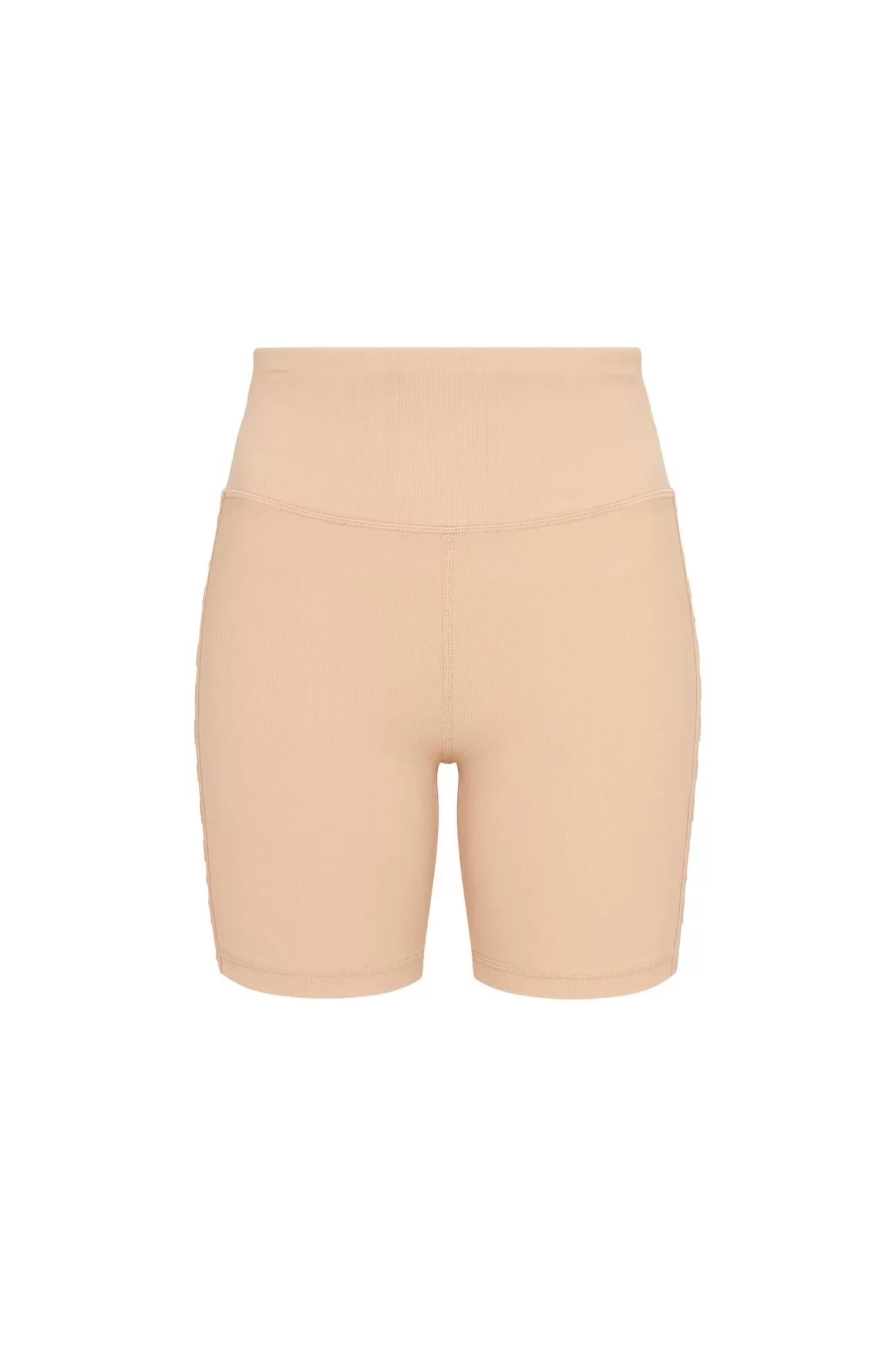 Aje ATHLETICA Essential Mid Length Bike Shorts 601 Sand Online