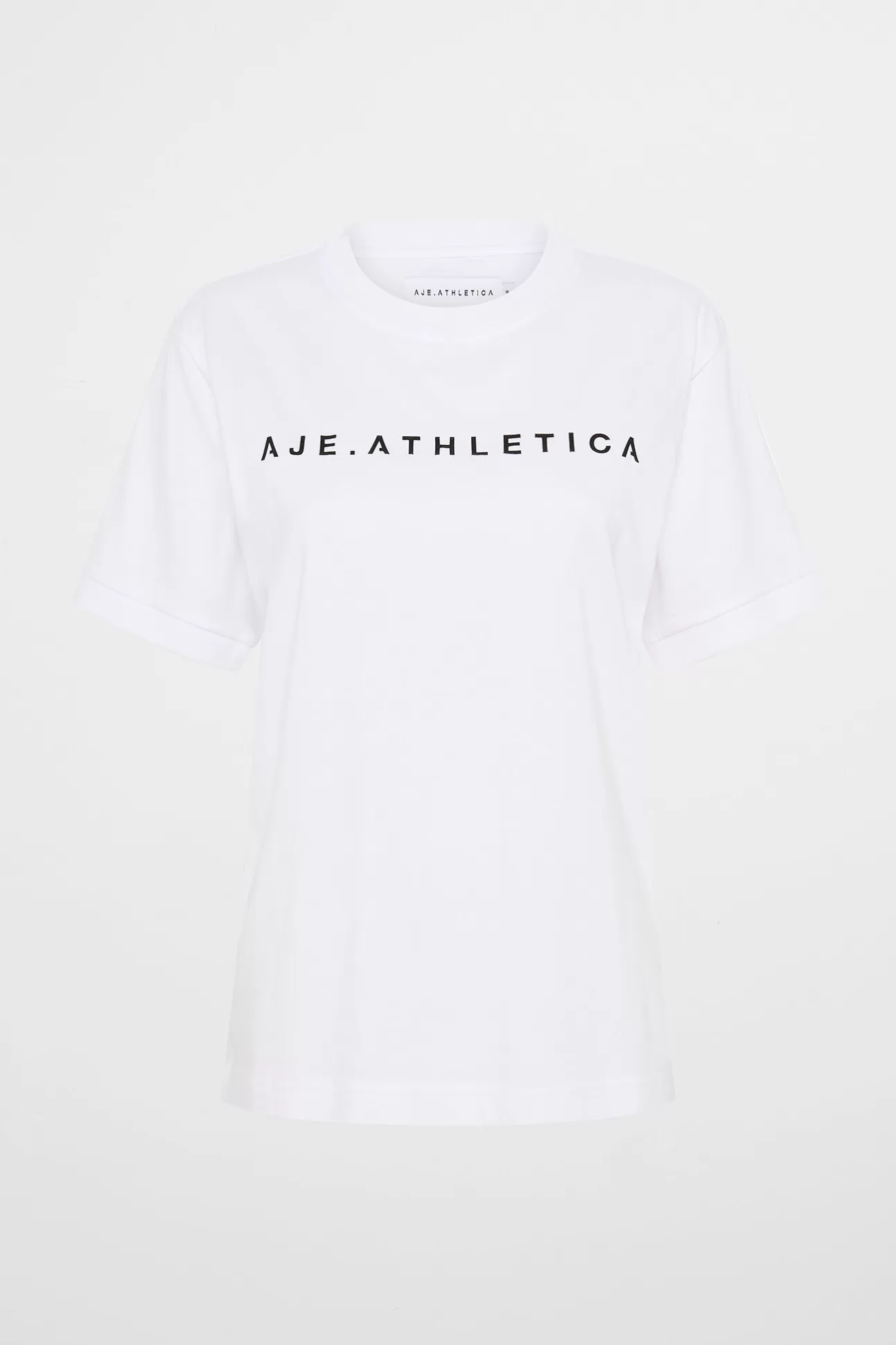 Aje ATHLETICA Fitted Logo T-Shirt 102 White Discount