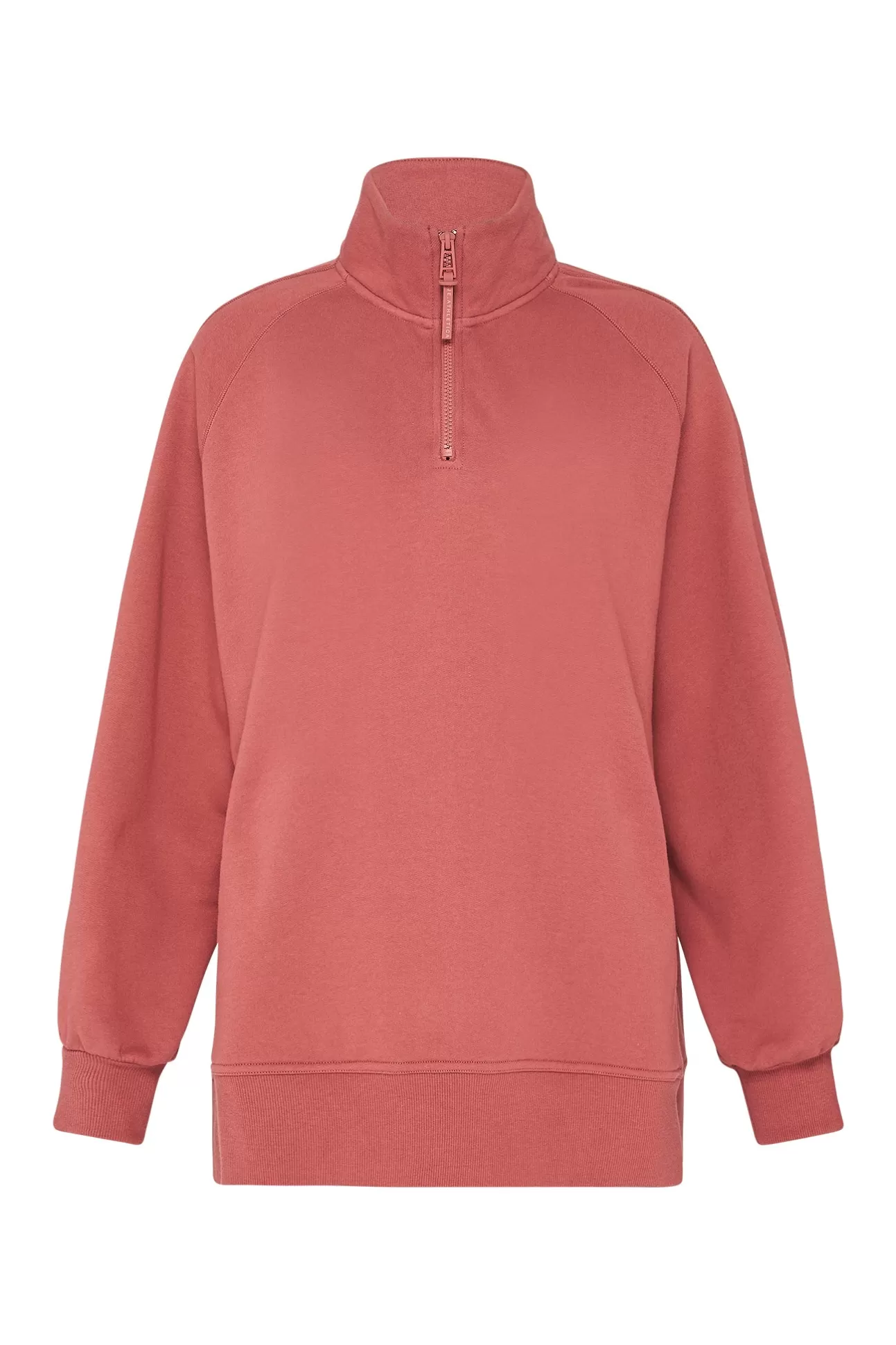 Aje ATHLETICA Funnel Neck Fleece Jumper 004 Dusty Rose Outlet