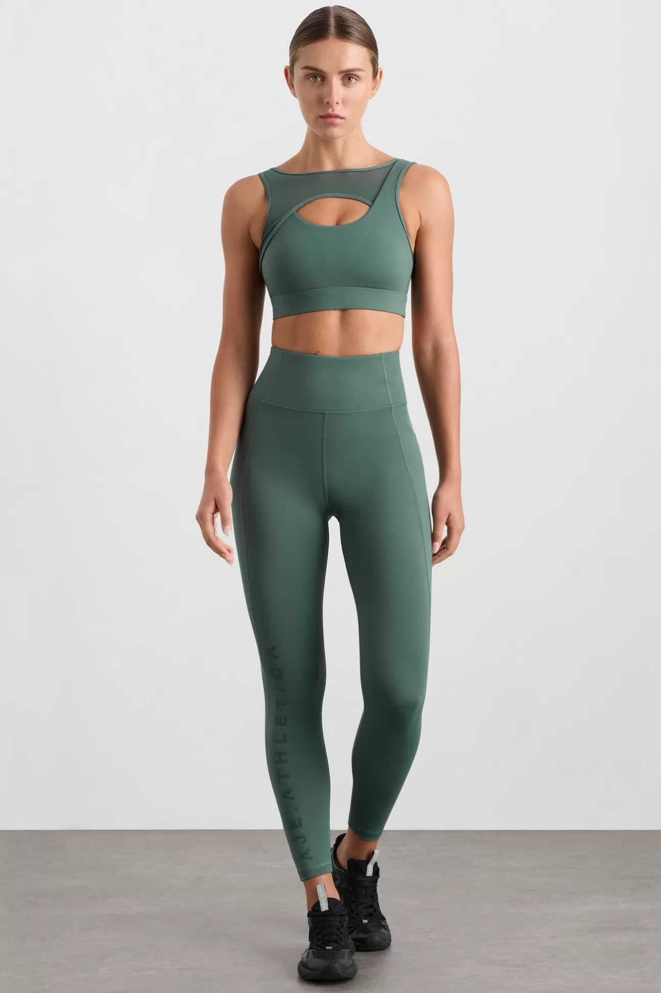 Aje ATHLETICA High Rise 7/8 Legging 203 Moss Green Fashion