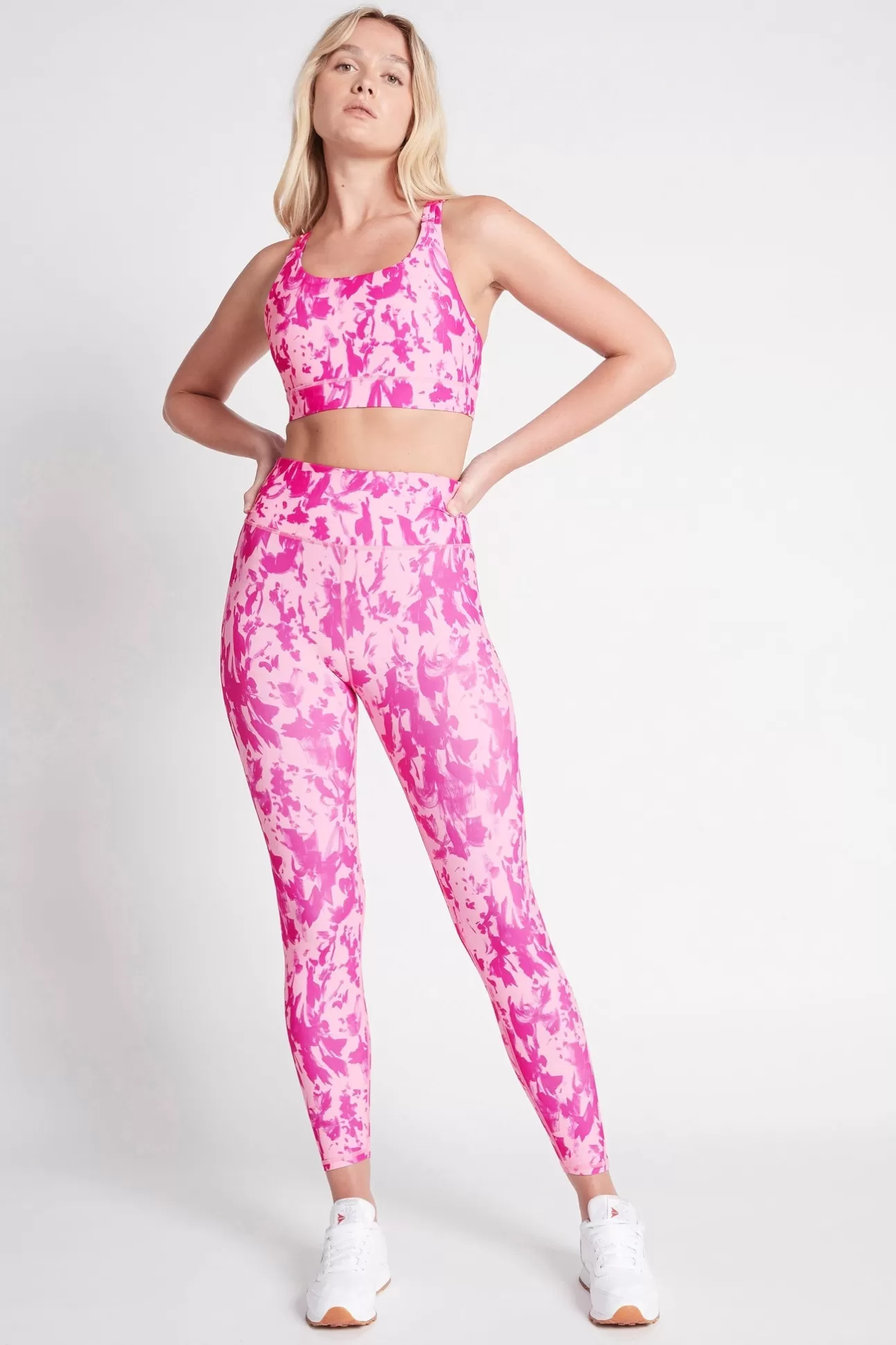 Aje ATHLETICA High Rise 7/8 Legging 203 Painterly Pink Sale