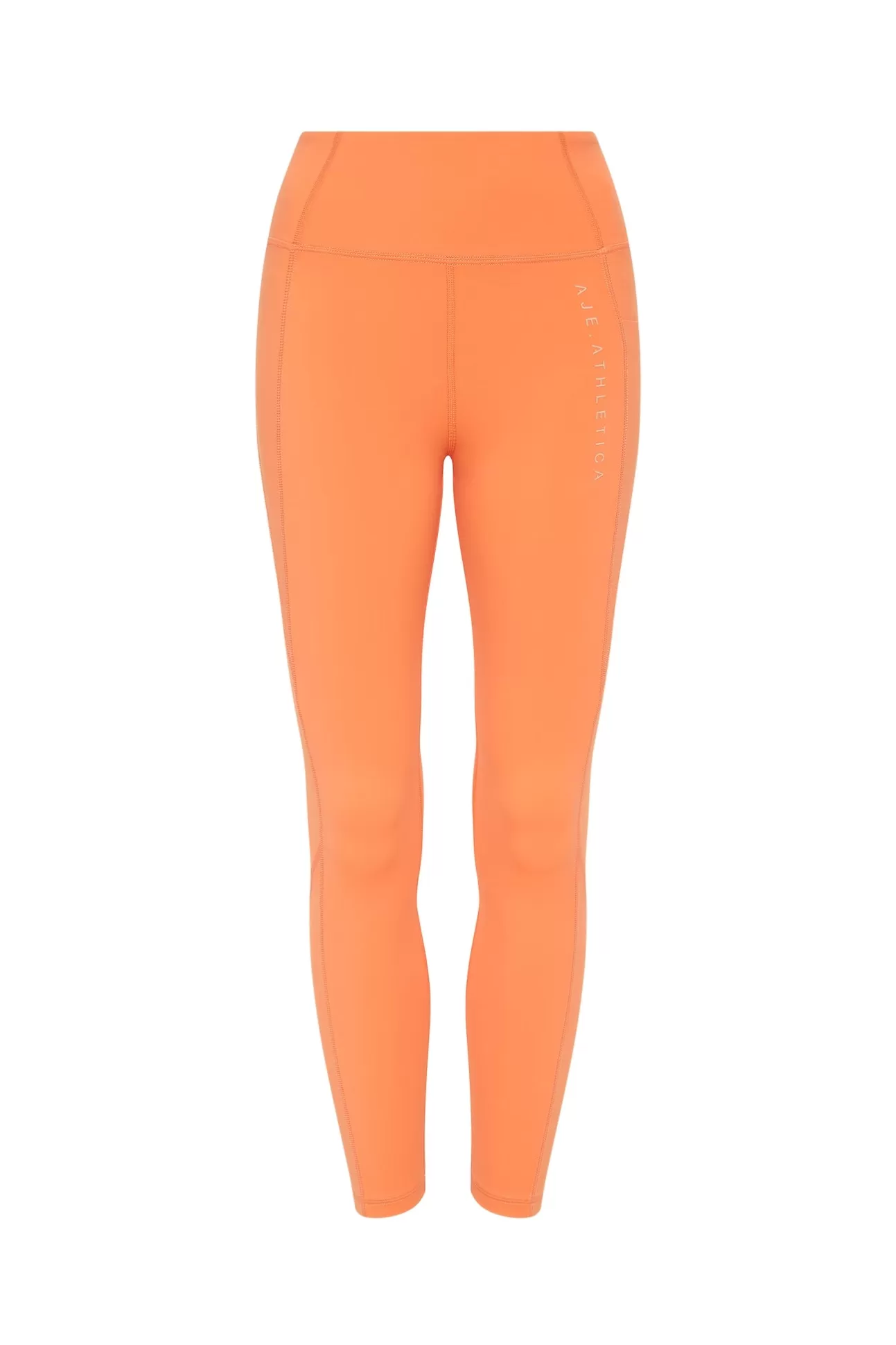 Aje ATHLETICA High Rise 7/8 Logo Legging 203 Tangerine Orange-Sand Clearance