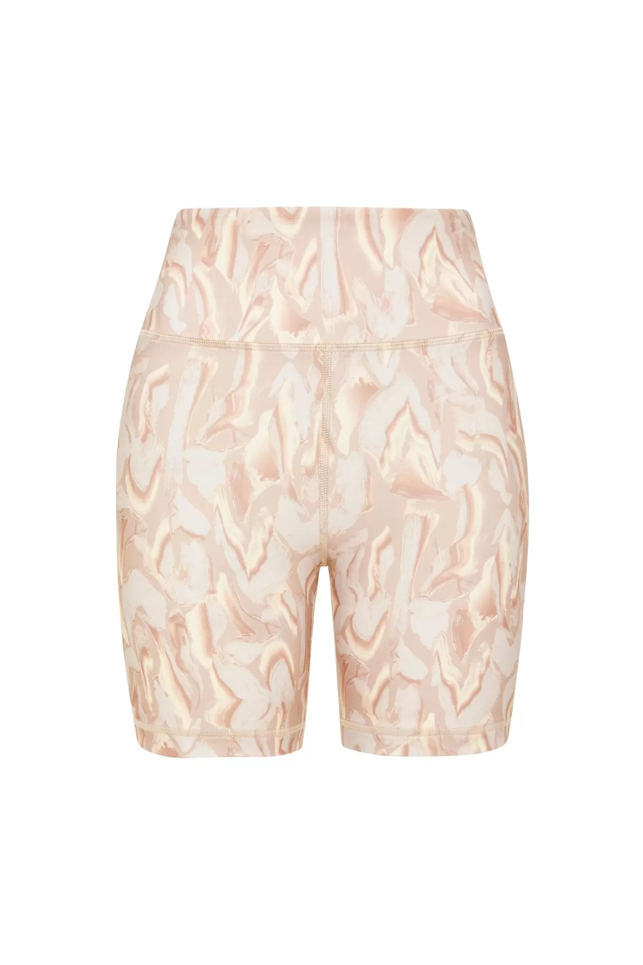 Aje ATHLETICA High Rise Bike Shorts 607 Light Ivory Marble Cheap