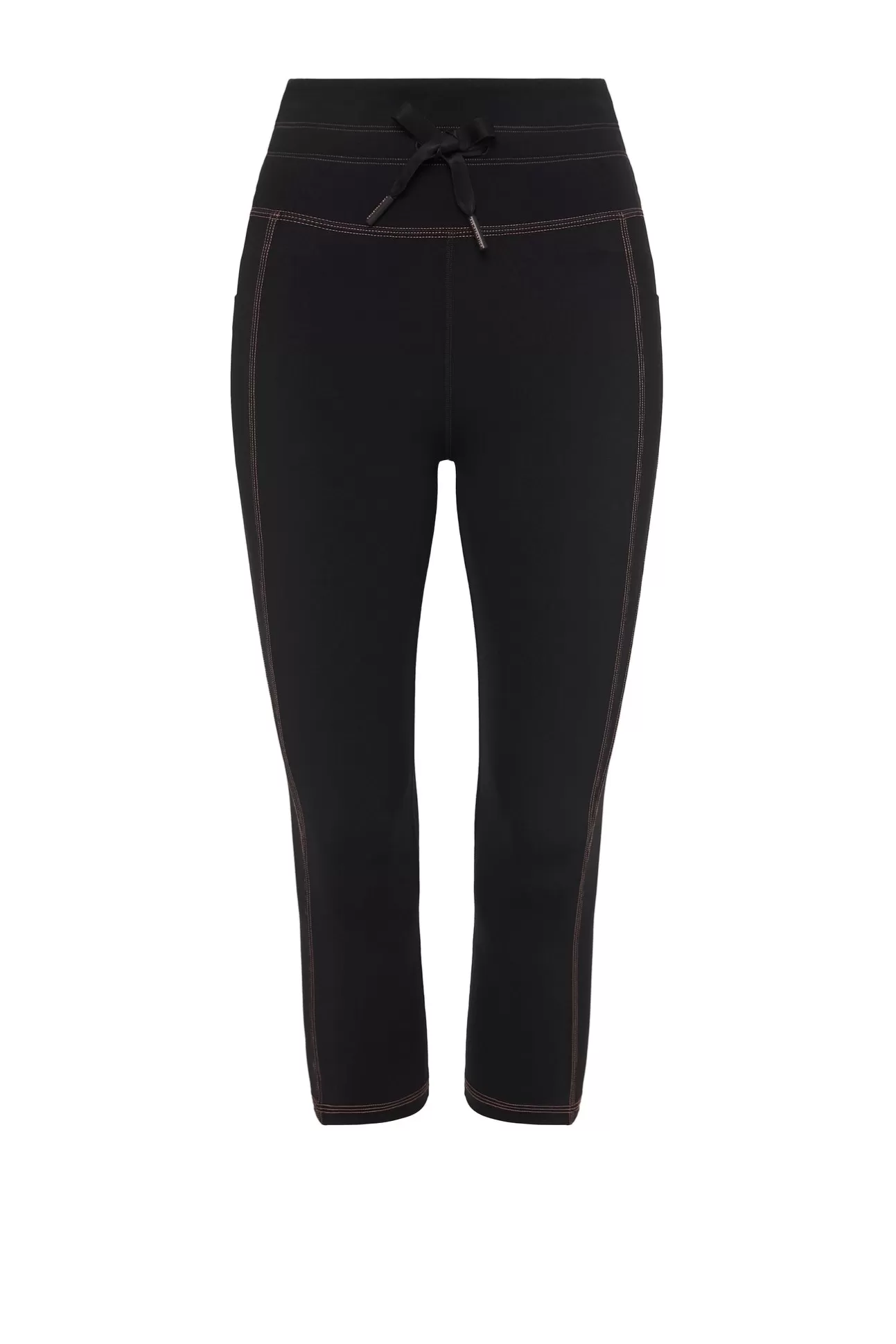 Aje ATHLETICA High Rise Contrast 3/4 Leggings 207 Black/Rose Pink Sale