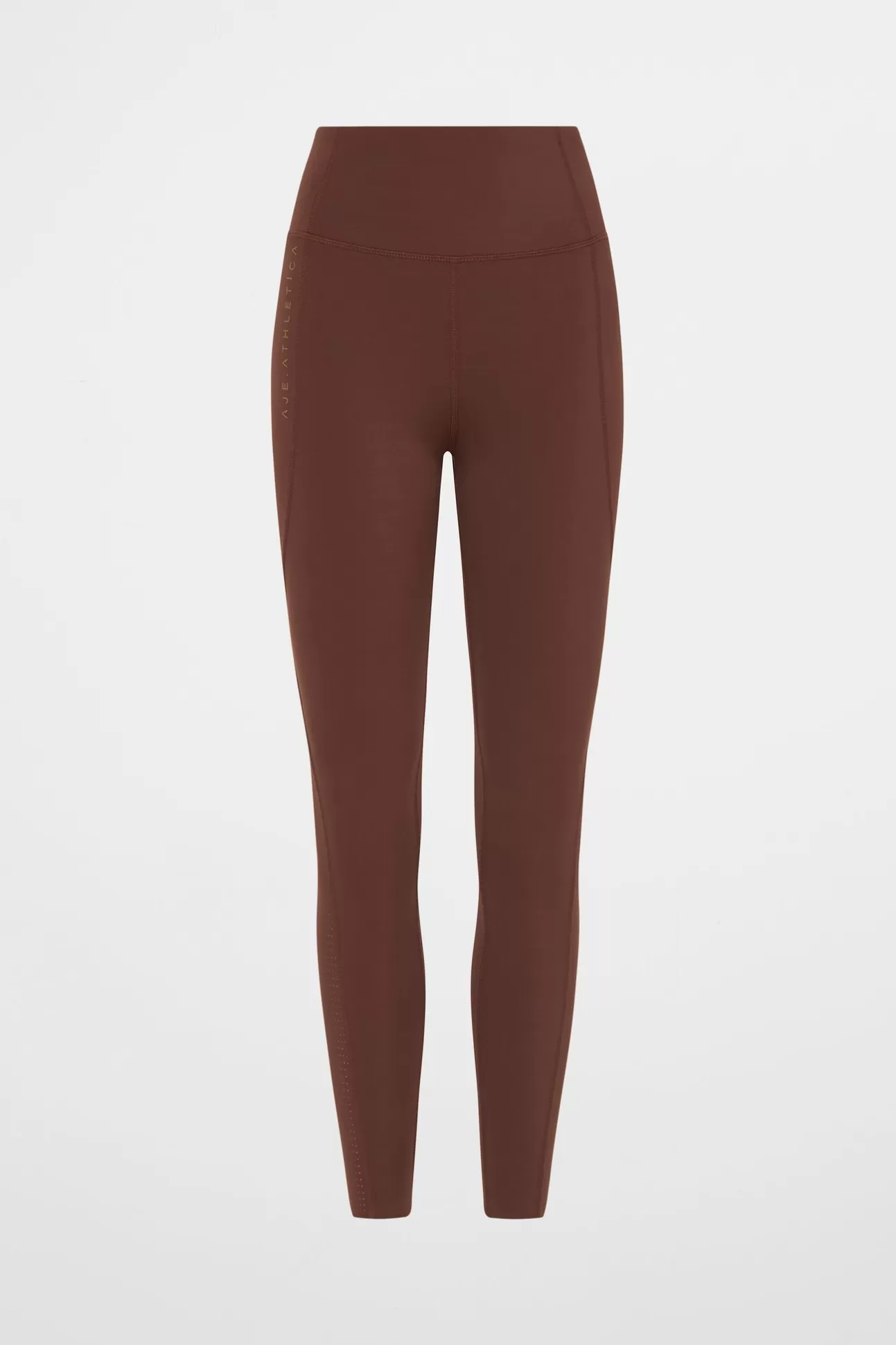 Aje ATHLETICA High Rise Drawstring Full Length Legging 225 Dark Chocolate Best Sale