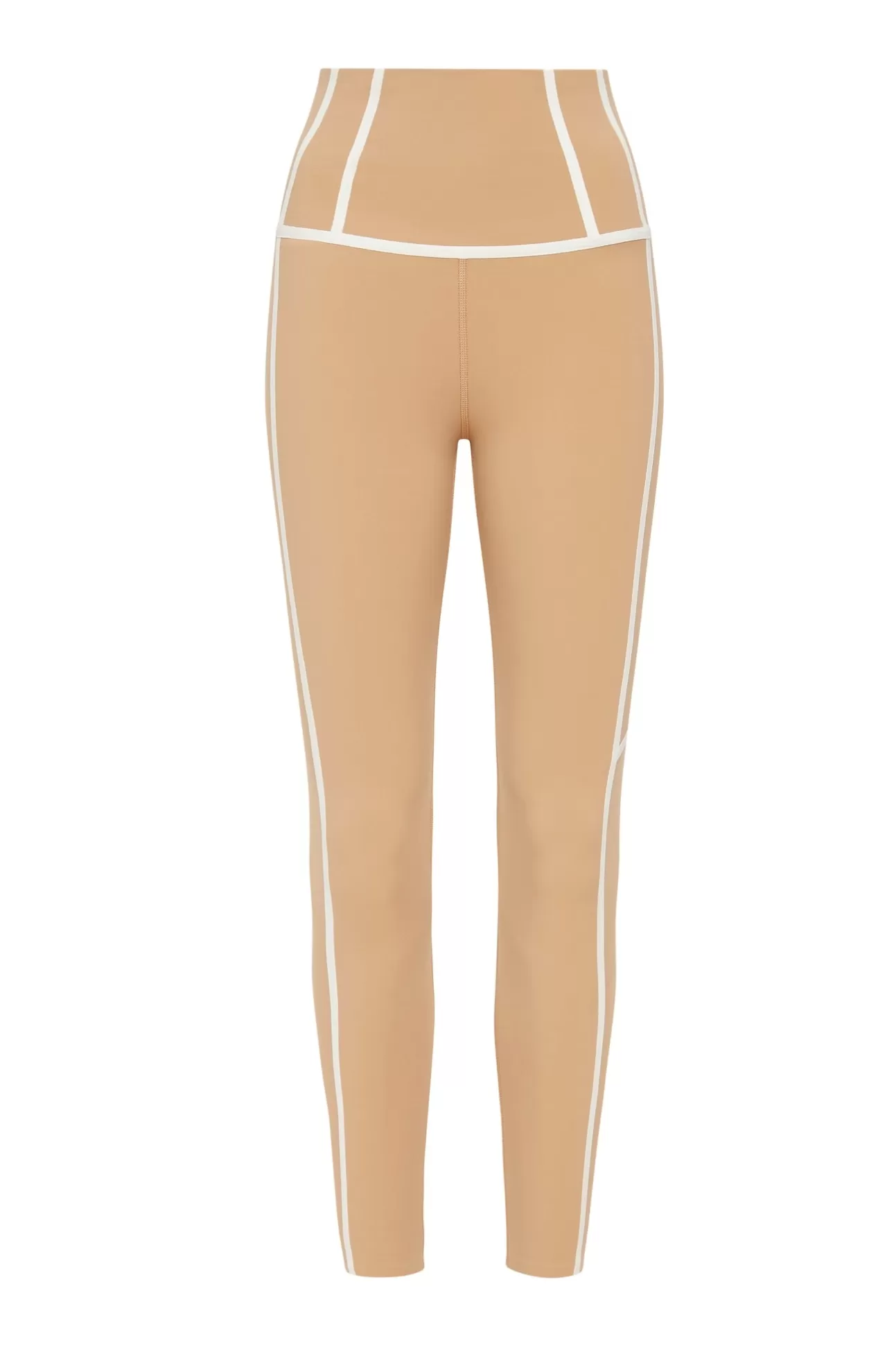 Aje ATHLETICA High Rise Full Length Bonded Seam Legging 209 Beige/Light Ivory Clearance