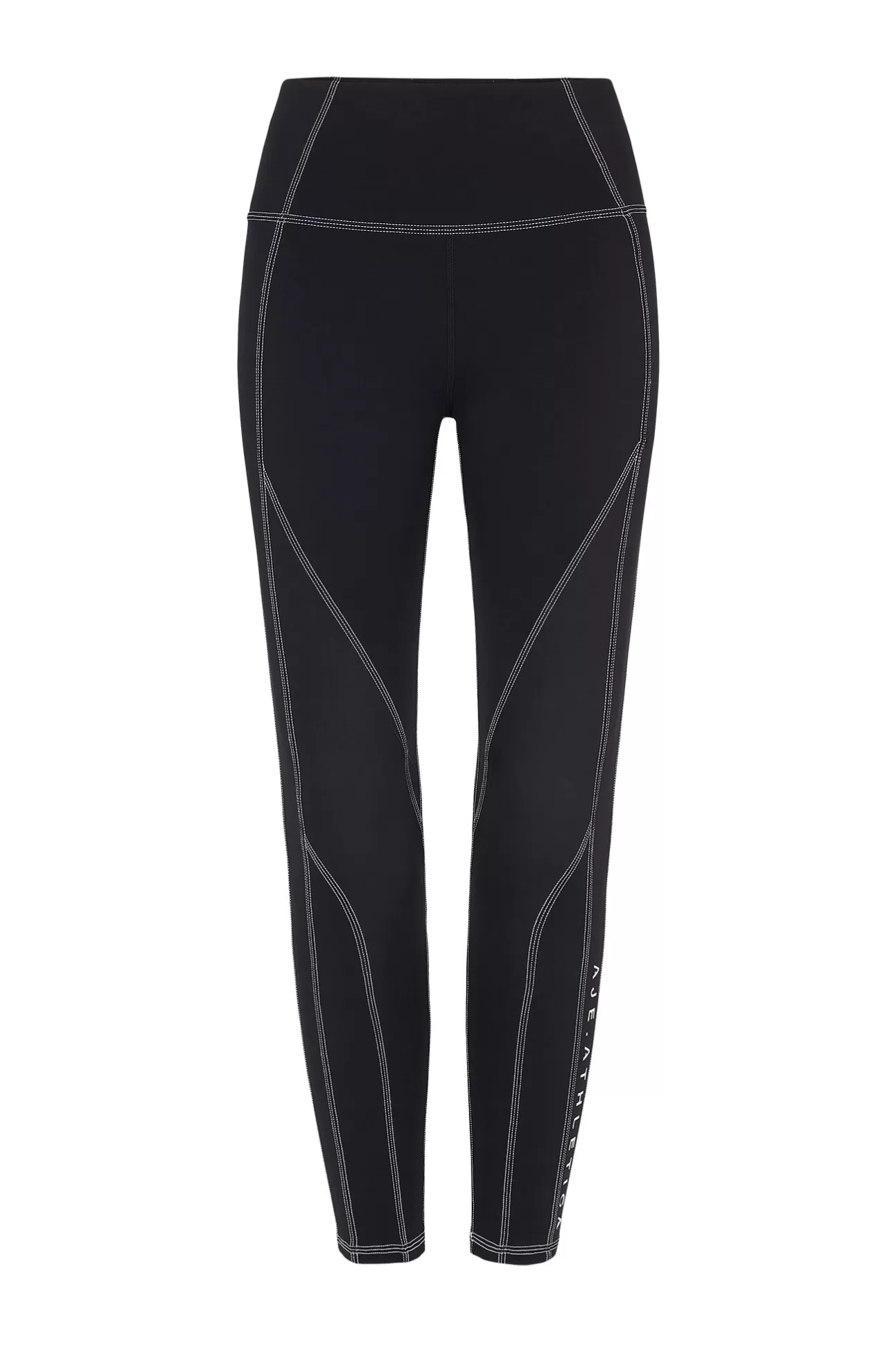 Aje ATHLETICA High Rise Full Length Panelled Legging 020 Black/White Discount