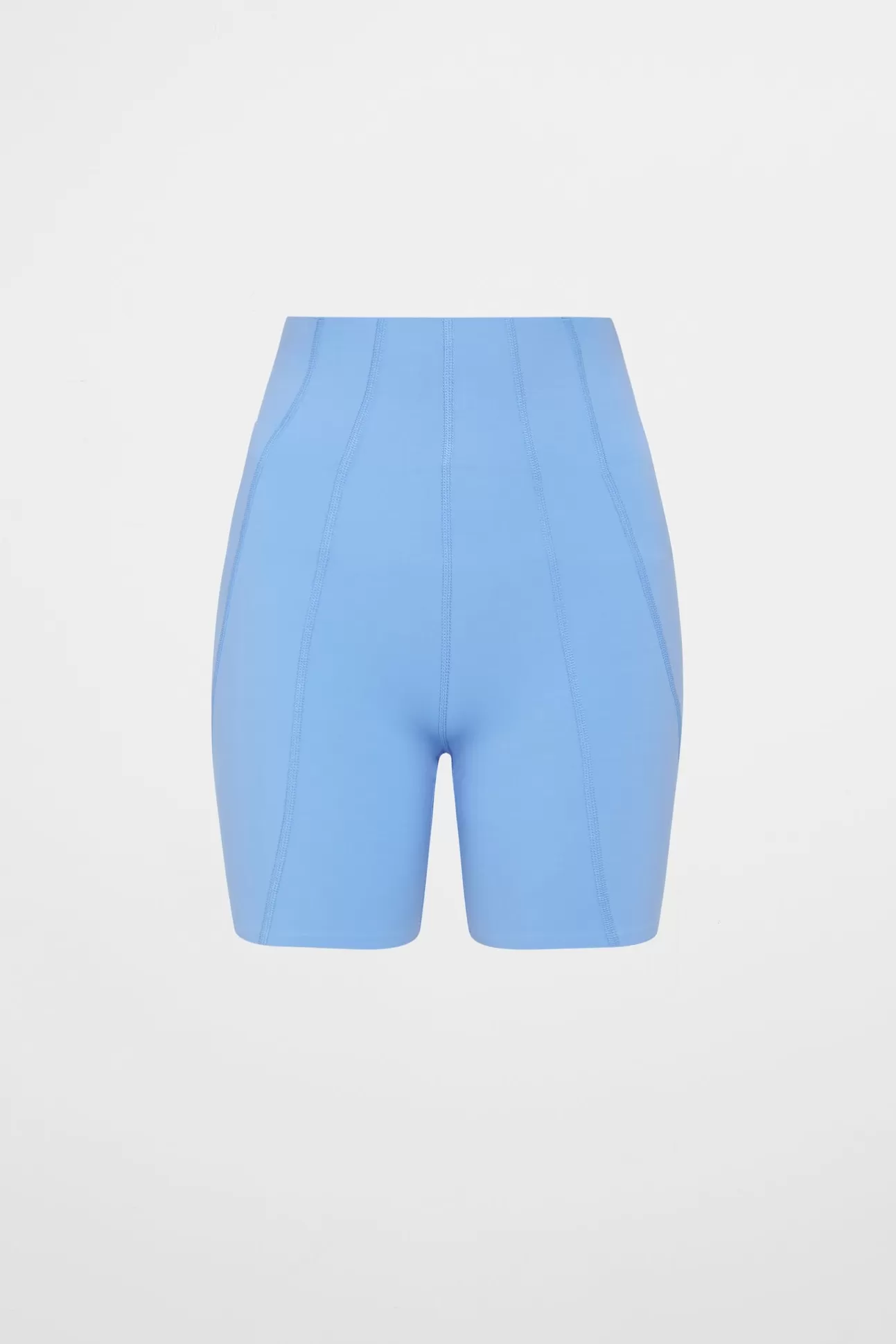 Aje ATHLETICA High Rise Mid Length Bike Short 615 Cerulean Blue Sale