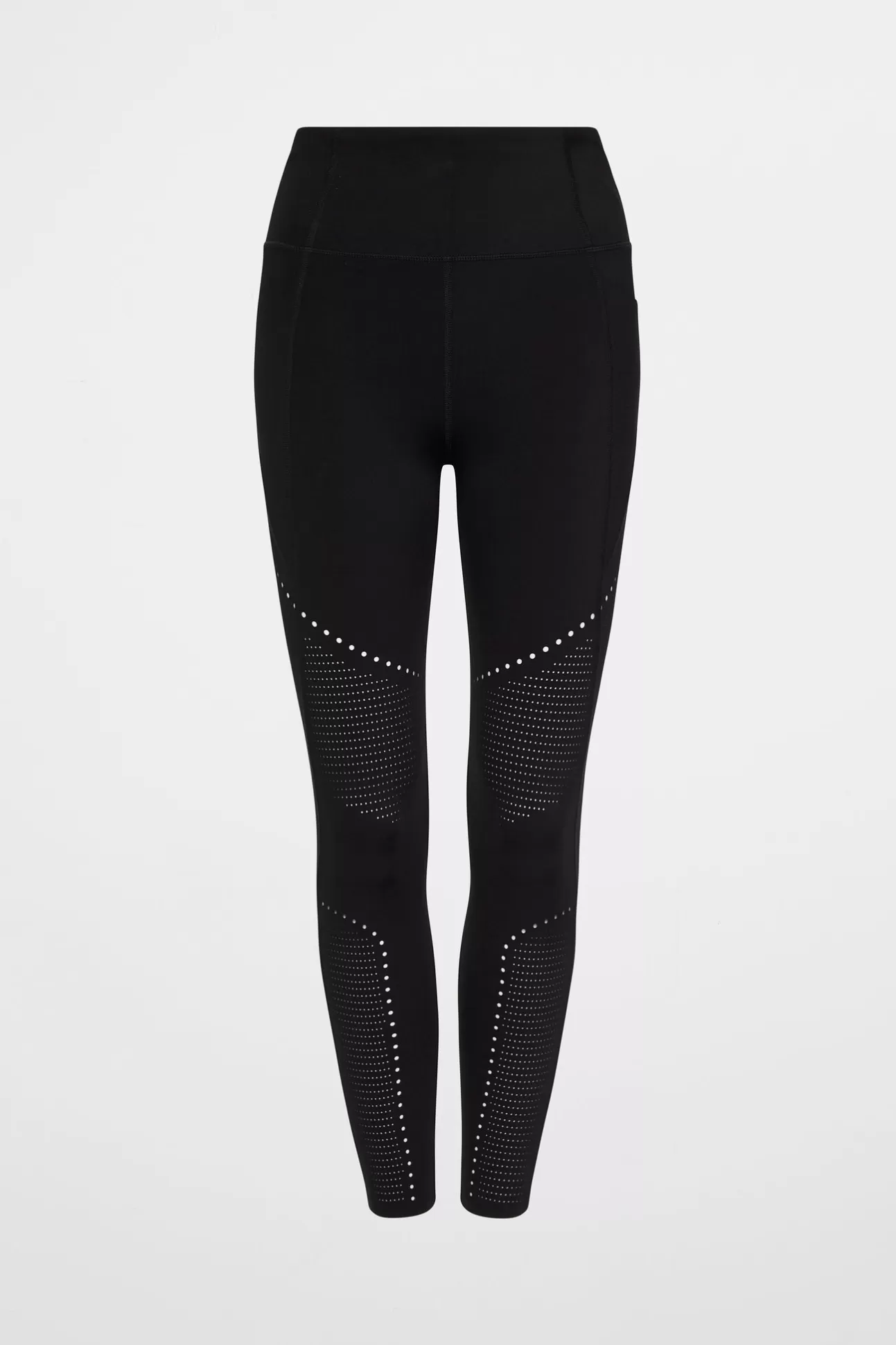 Aje ATHLETICA High Rise Perforated 7/8 Legging 227 Black/Reflective Best