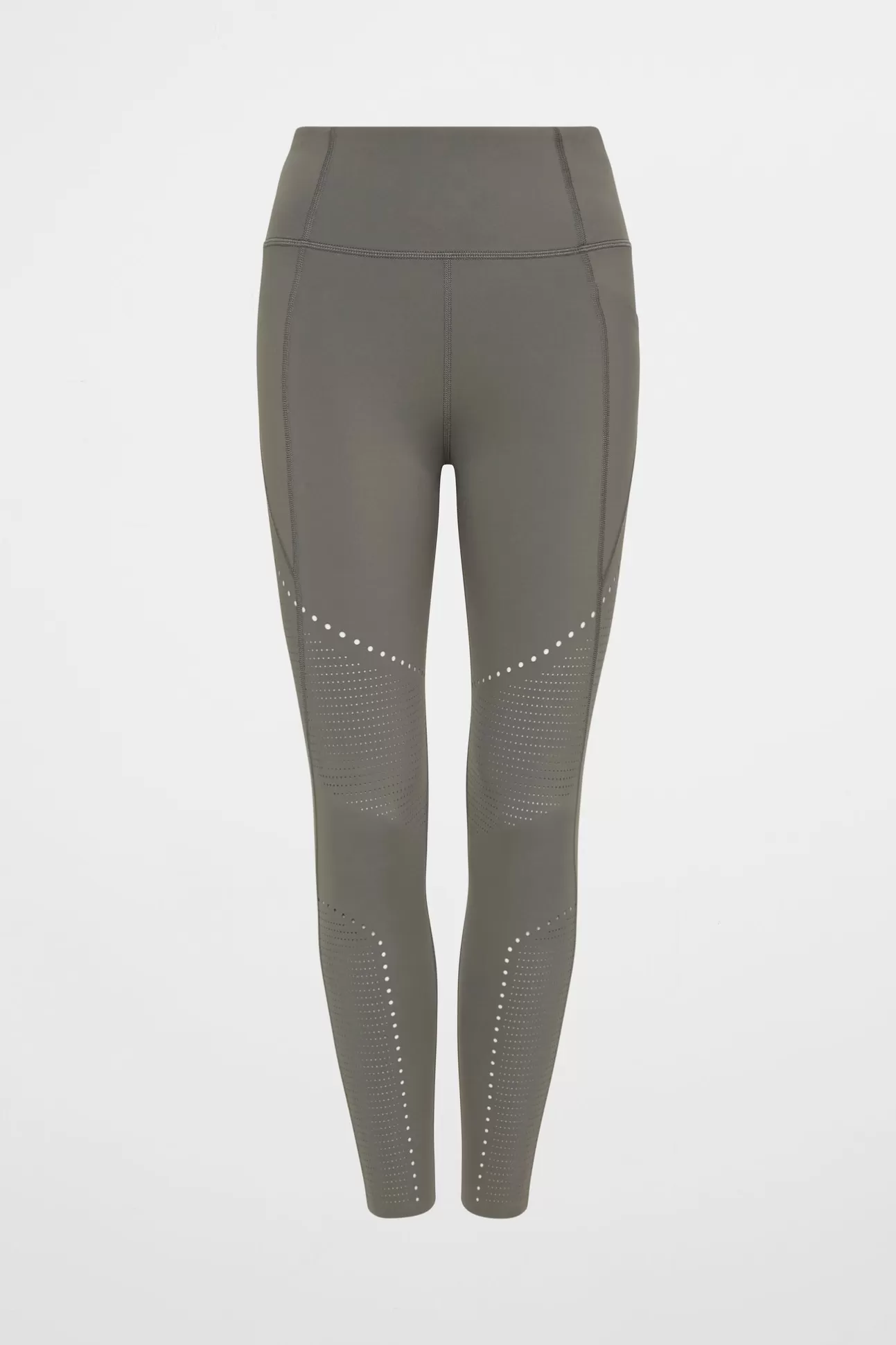 Aje ATHLETICA High Rise Perforated 7/8 Legging 227 Midnight Grey/Reflective Best