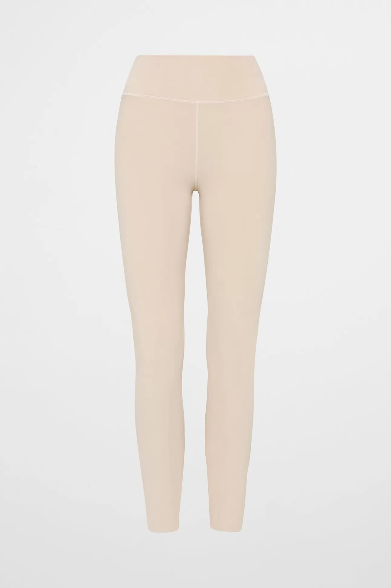 Aje ATHLETICA High Waist Split Hem Legging 205 Latte Beige Clearance