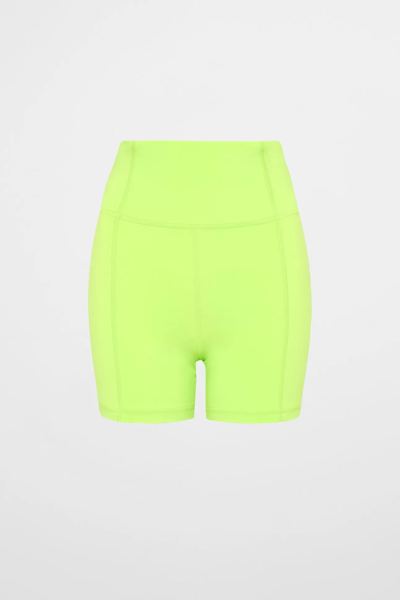 Aje ATHLETICA High Waisted Bike Shorts 605 Lime Green Shop