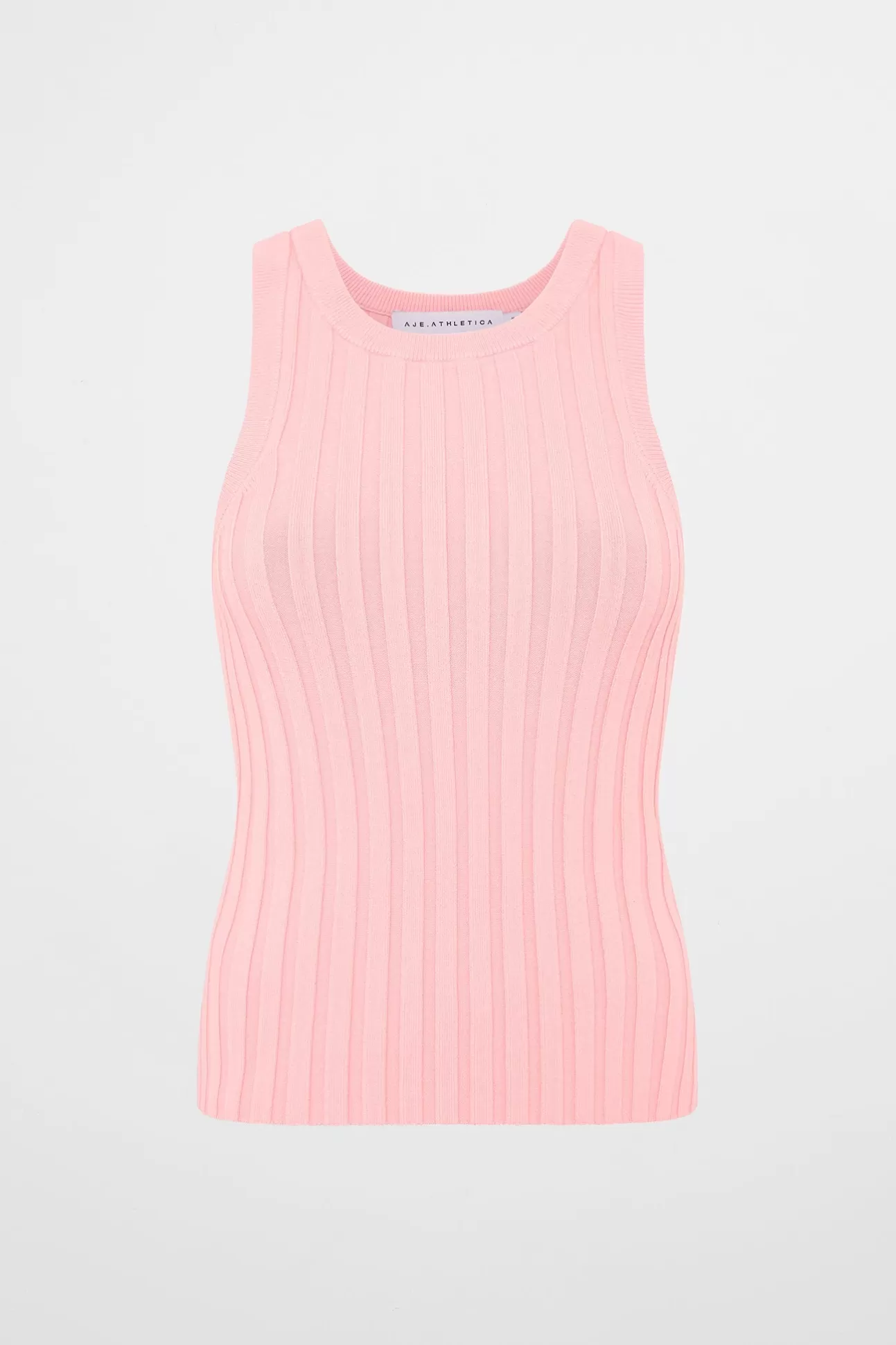 Aje ATHLETICA Hydra Racer Rib Tank 107 Millenial Pink Store